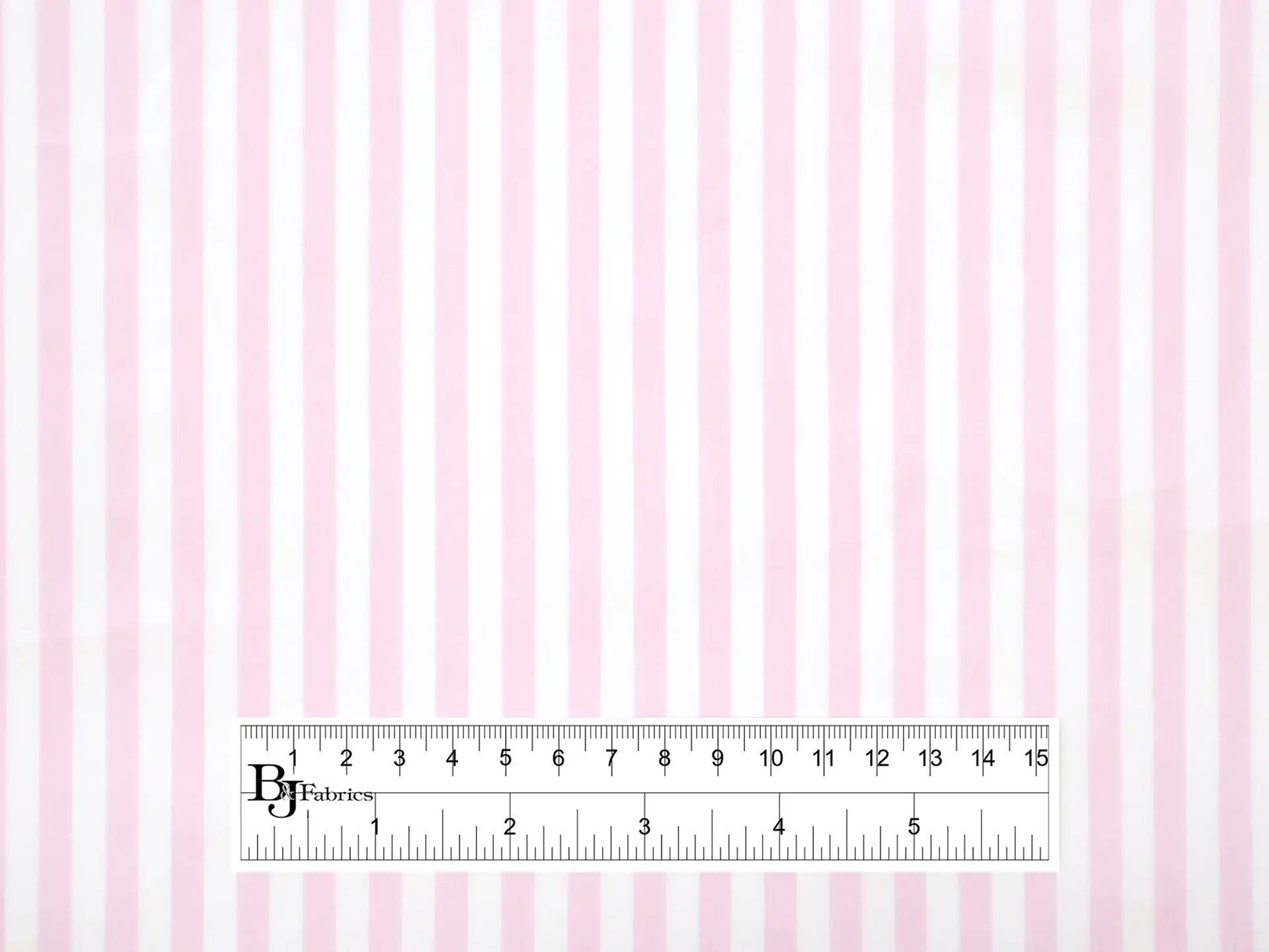 Cotton Woven Regency Stripe in Pale Pink