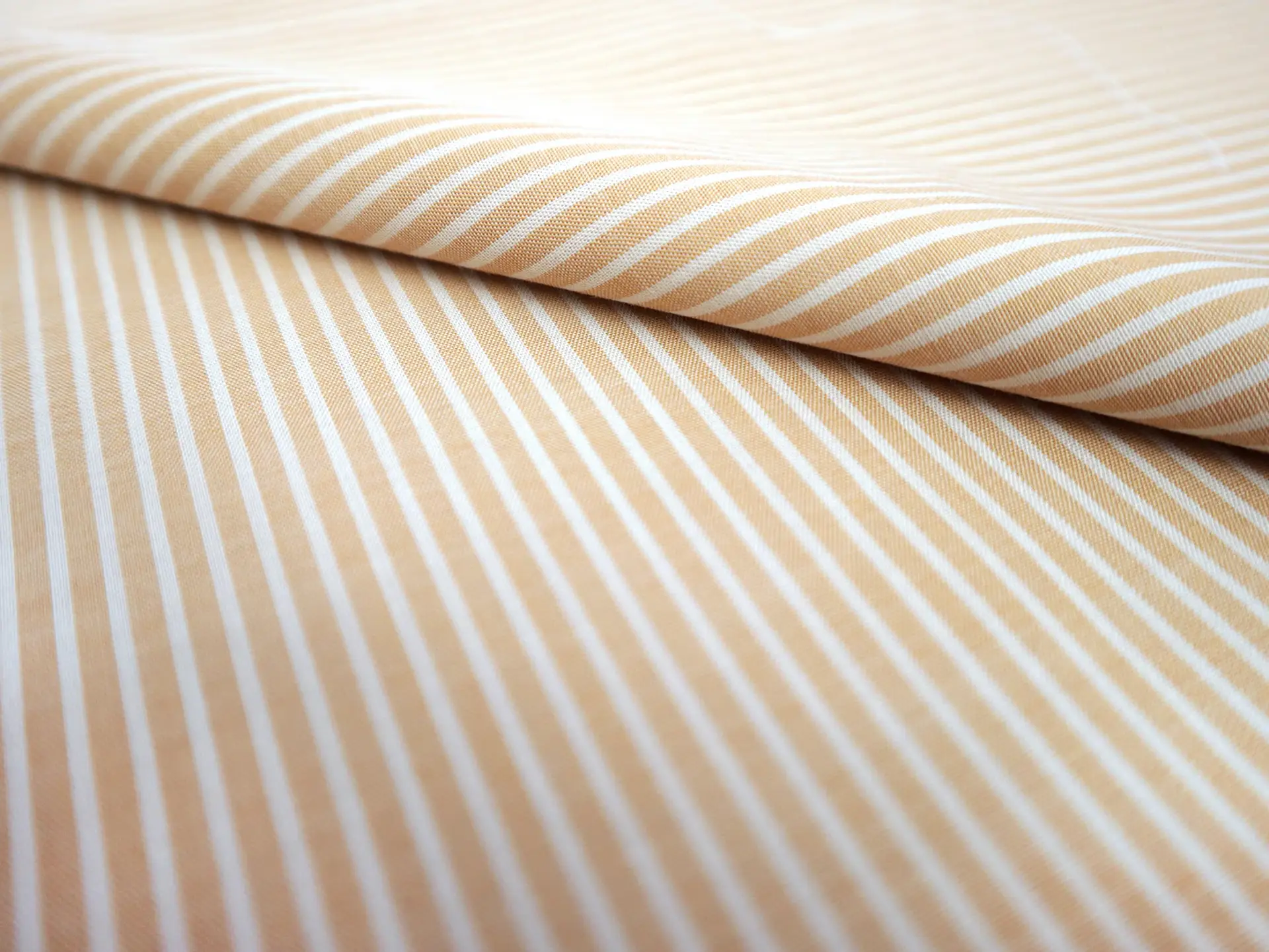 Japanese Cotton Yarn Dye Stripe in Yellow