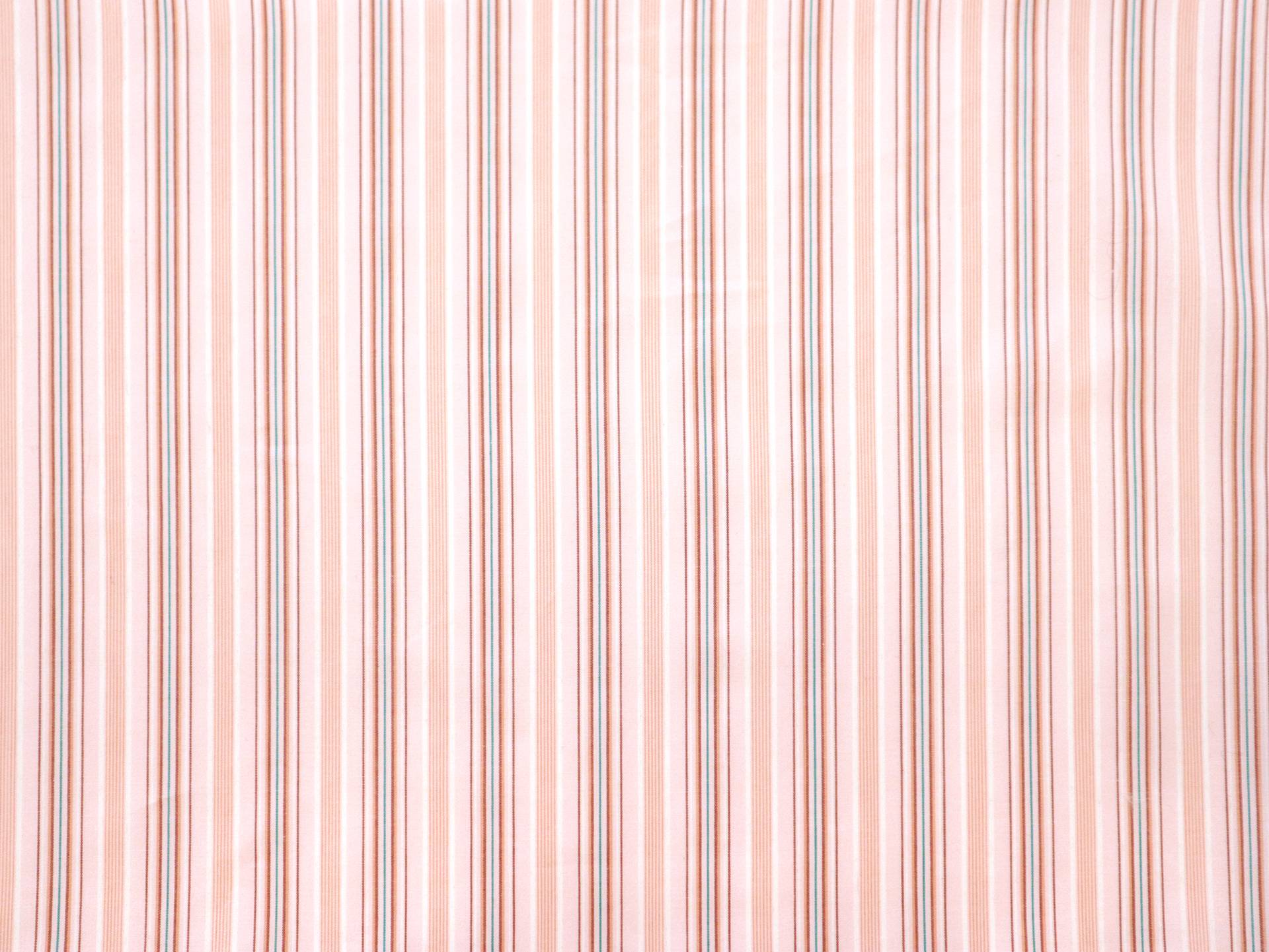 Cotton Woven Multitrack Stripe in Pink & Orange