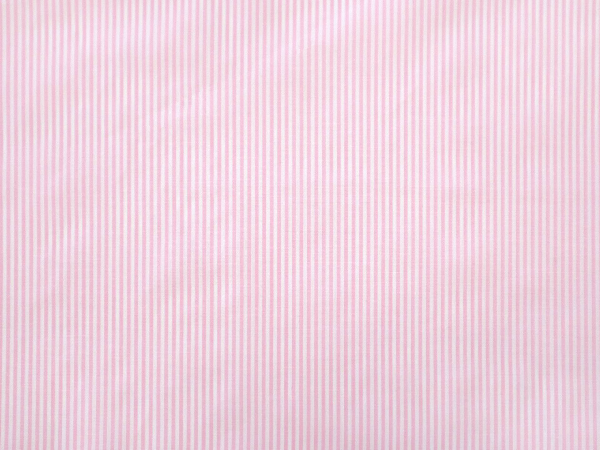 Cotton Woven Candy Stripe in Pink