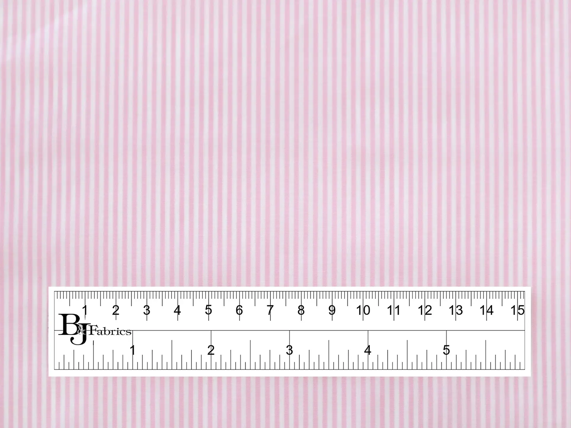 Cotton Woven Candy Stripe in Pink