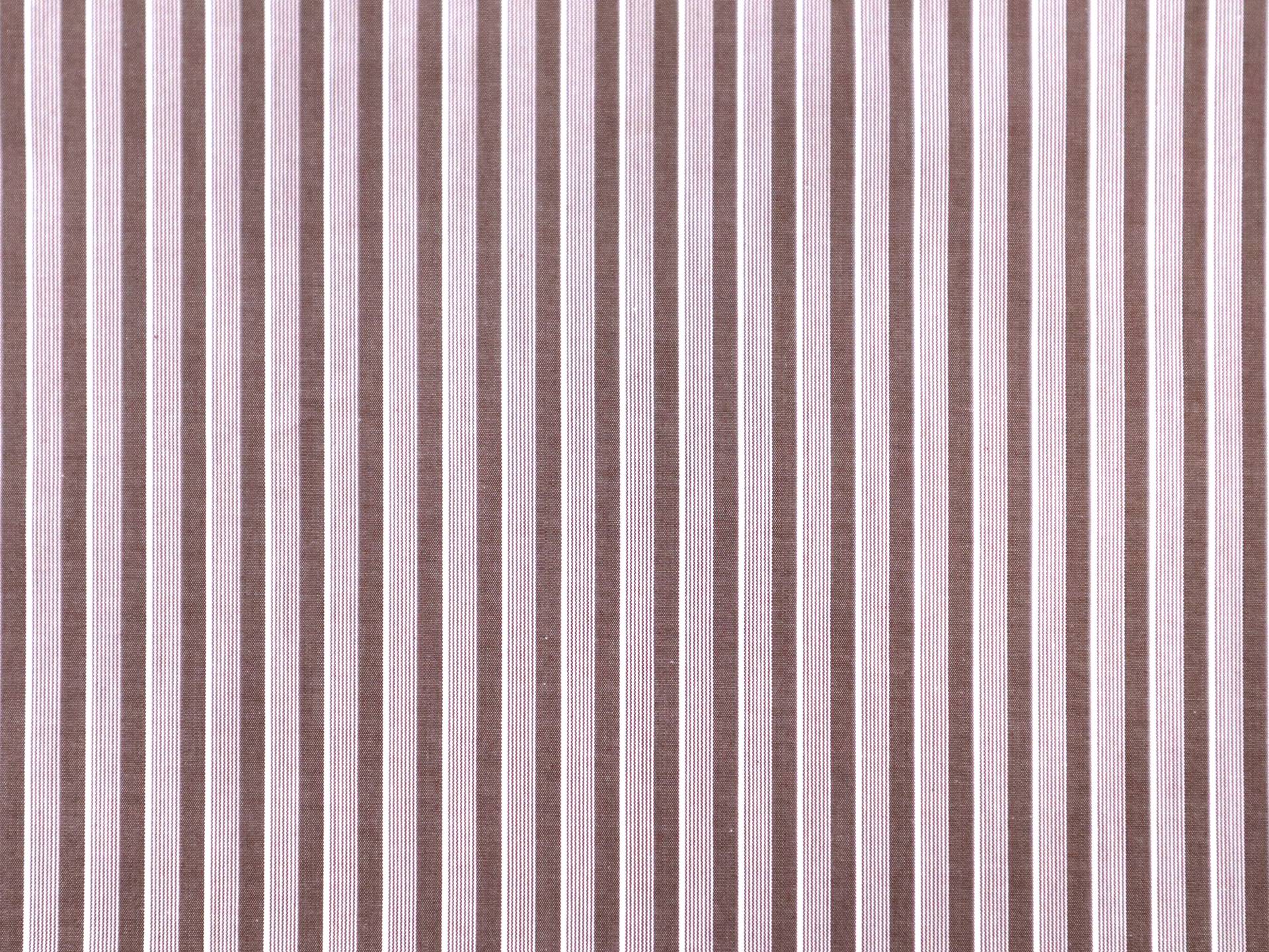 Cotton Woven Multitrack Stripe in Oxblood