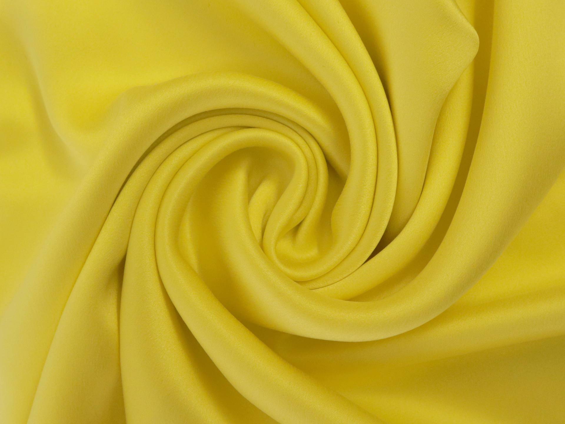 Sueded Silk Charmeuse in Hot Yellow