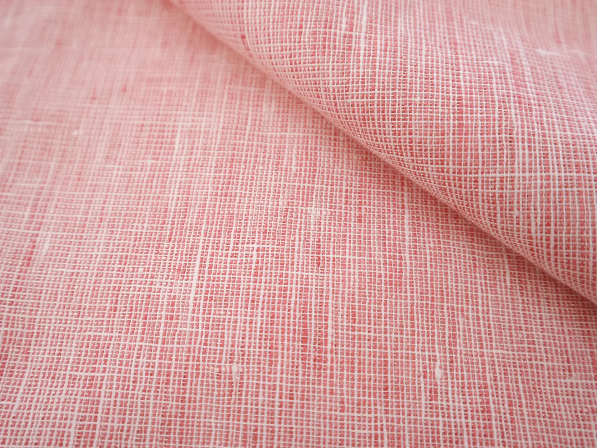 Two Toned Linen Mesh in Red