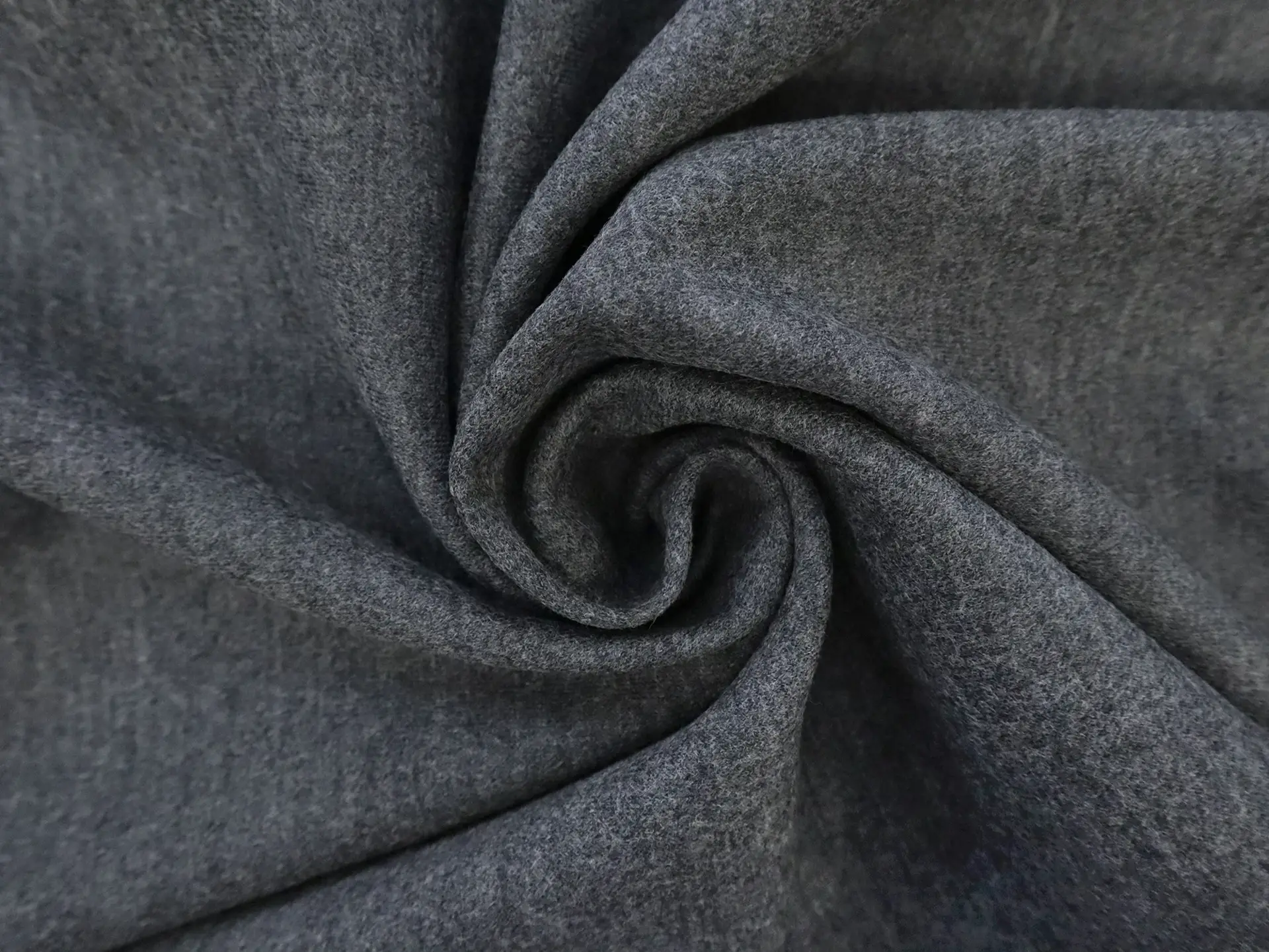 Wool Doubleface Knit in Charcoal 