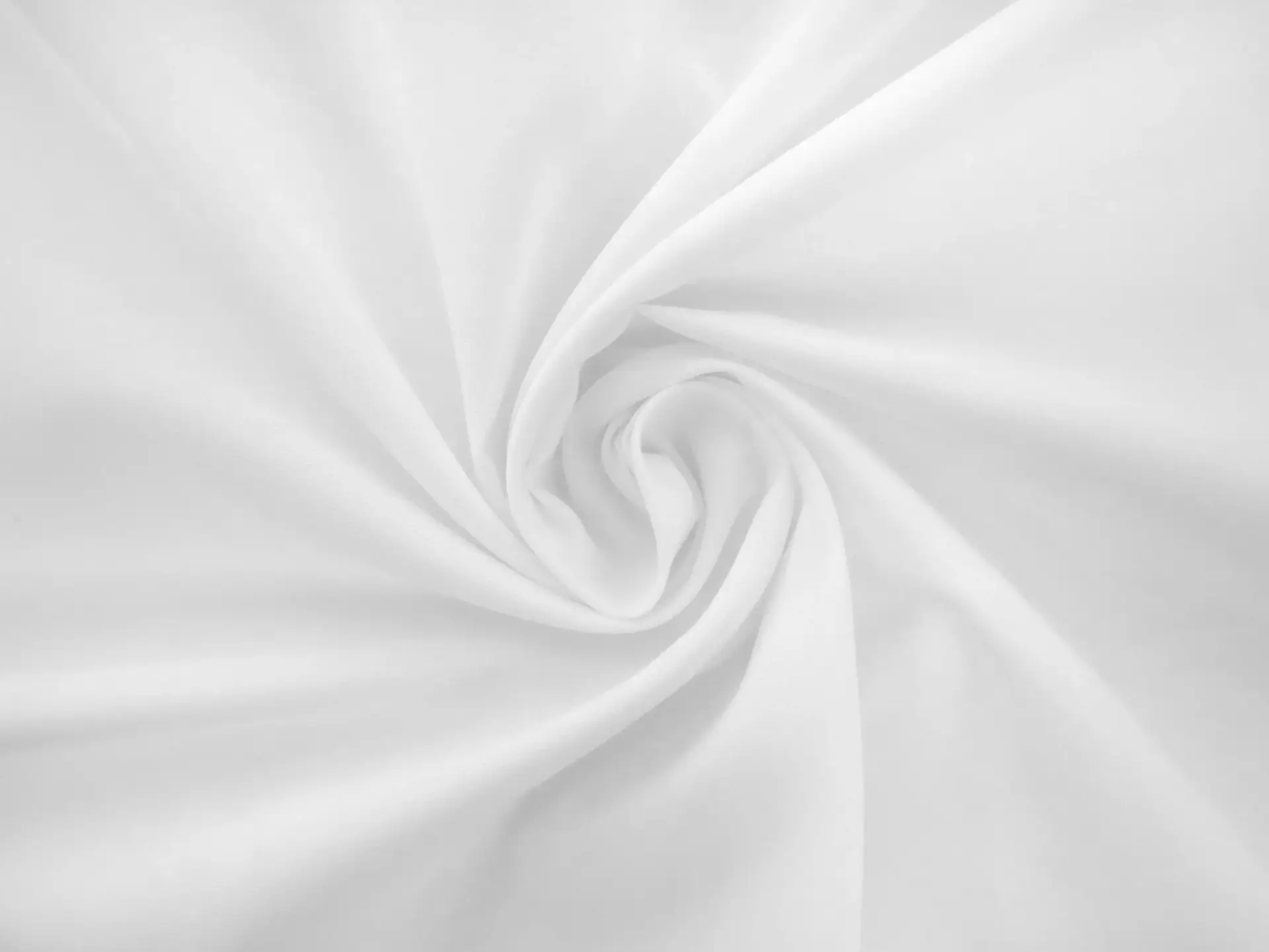 Poly Cotton Broadcloth in White