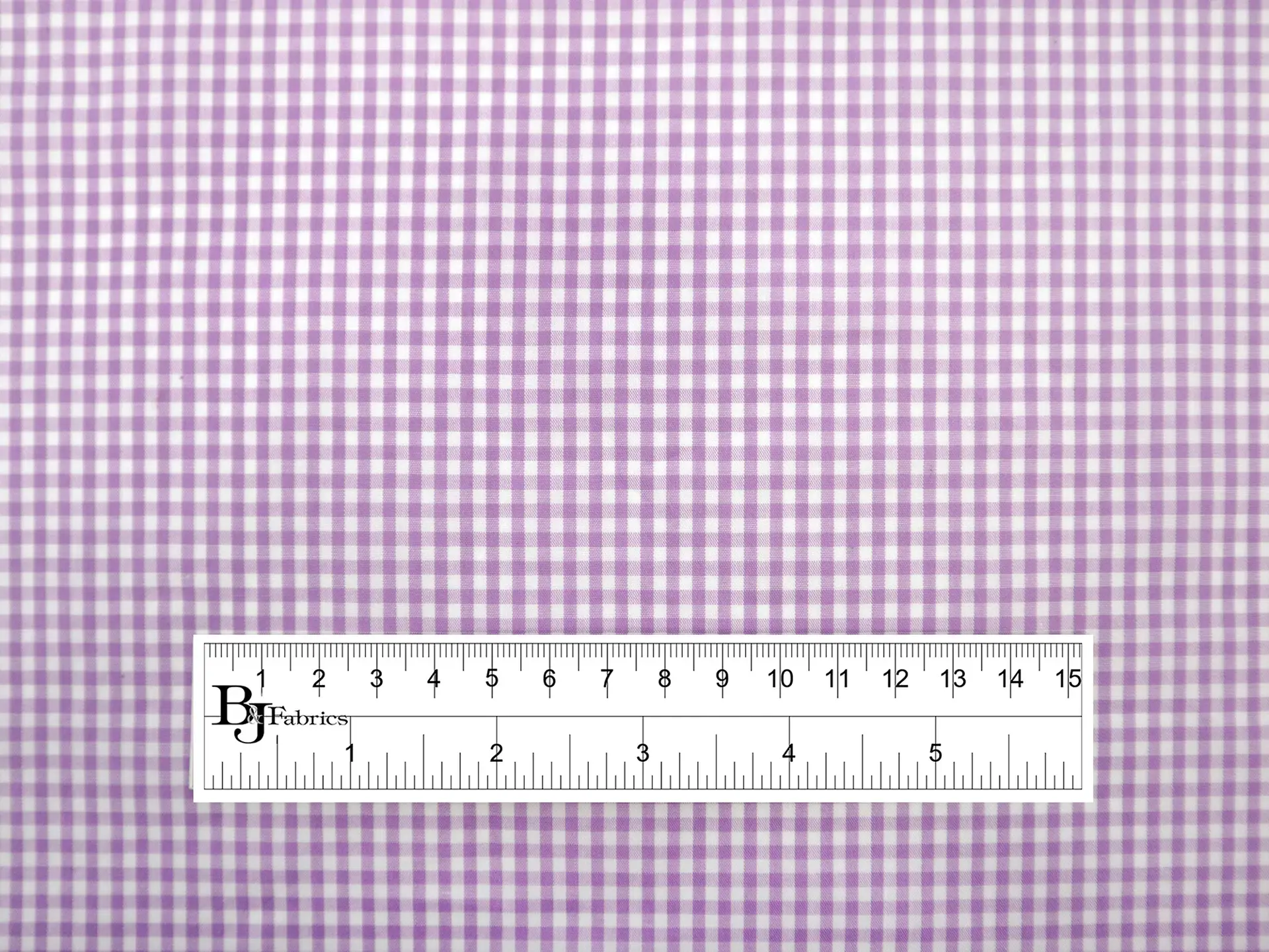 1/8" Cotton Gingham in Lilac