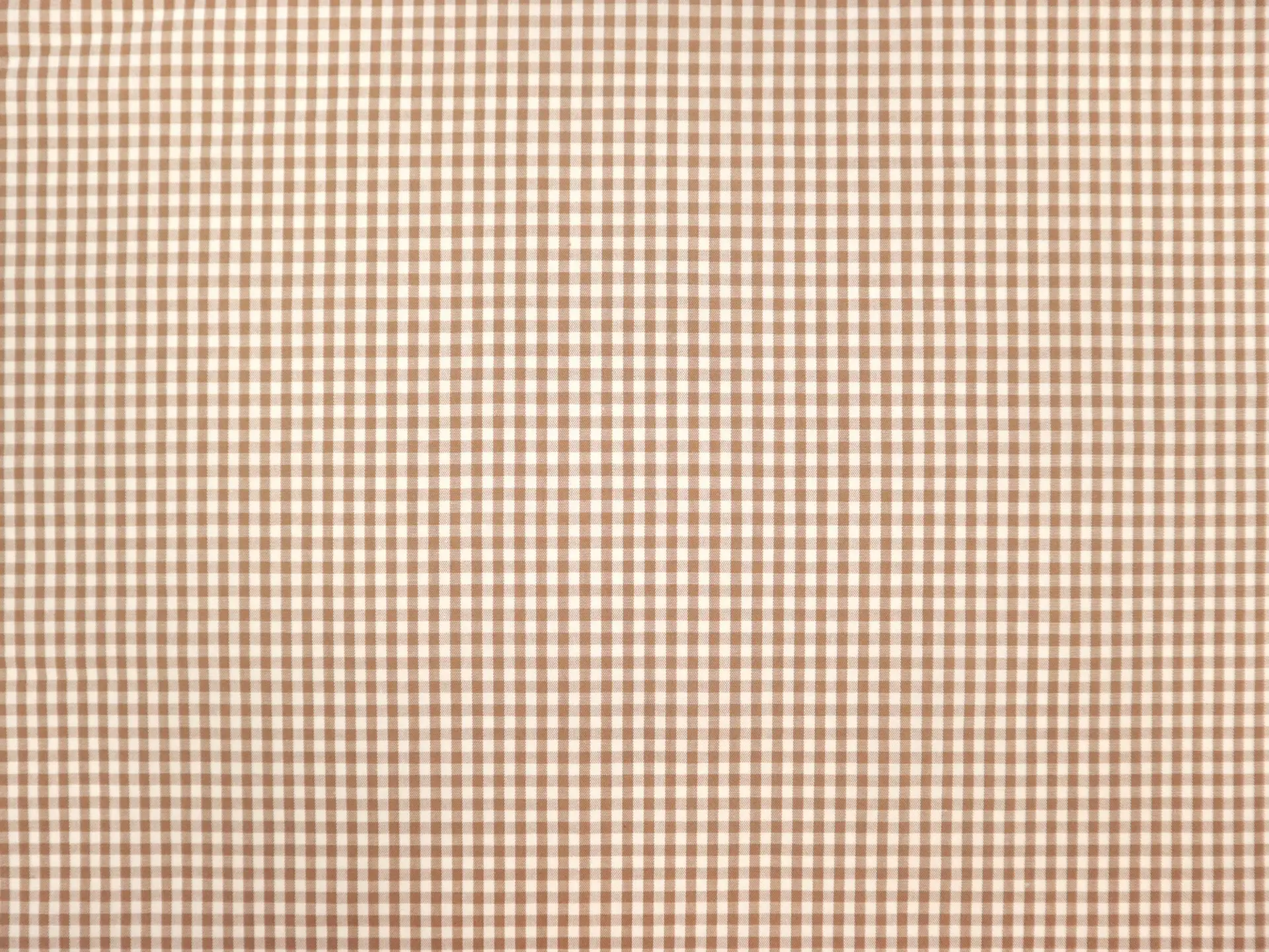 1/8" Cotton Gingham in Toffee 