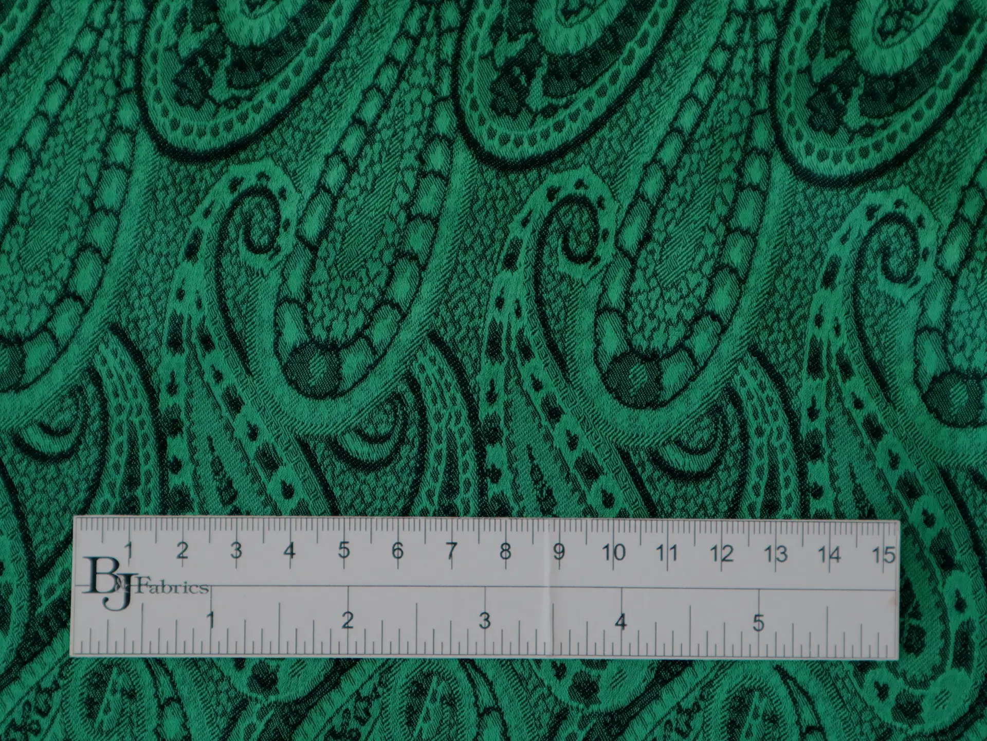 Silk and Wool Jacquard with Paisley Pattern