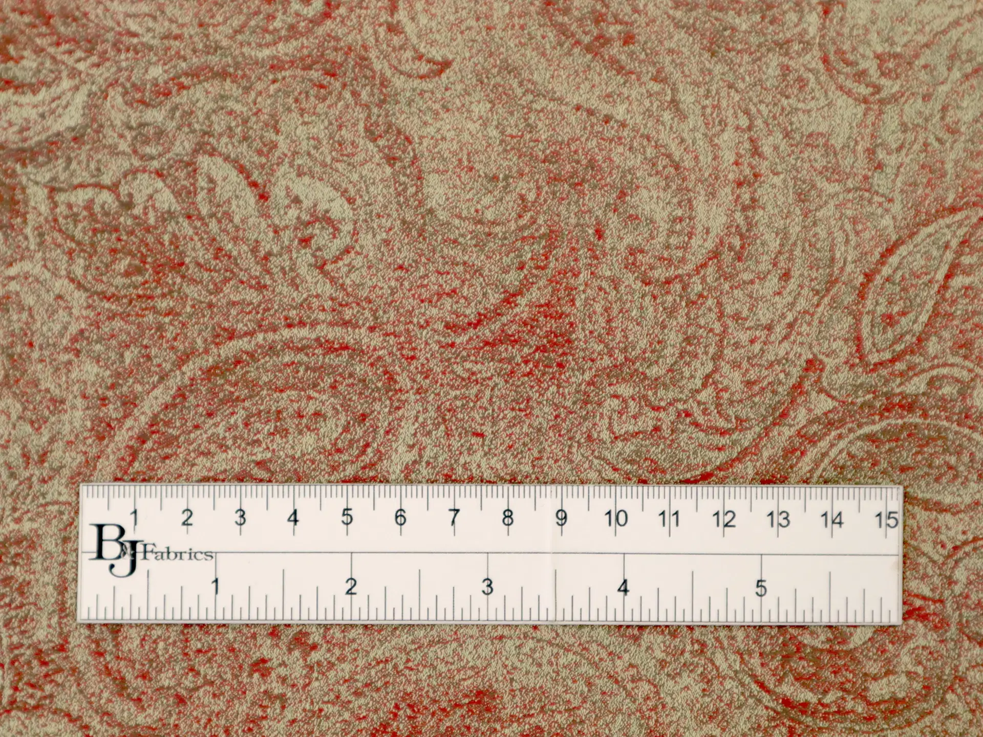 Polyester Jacquard with Paisley Pattern