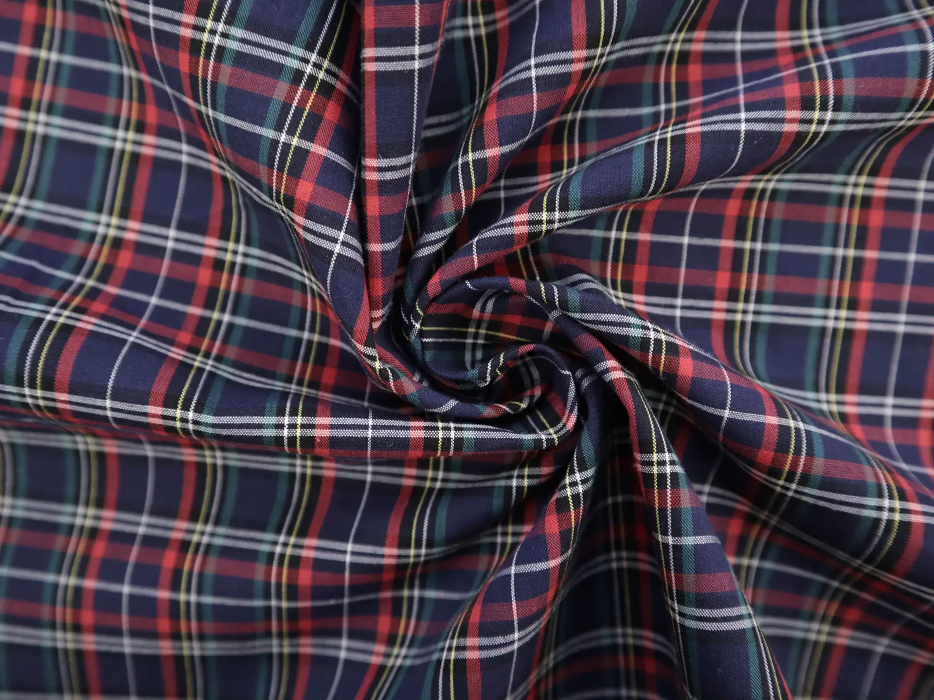 Pima Cotton Tartan Plaid in Navy