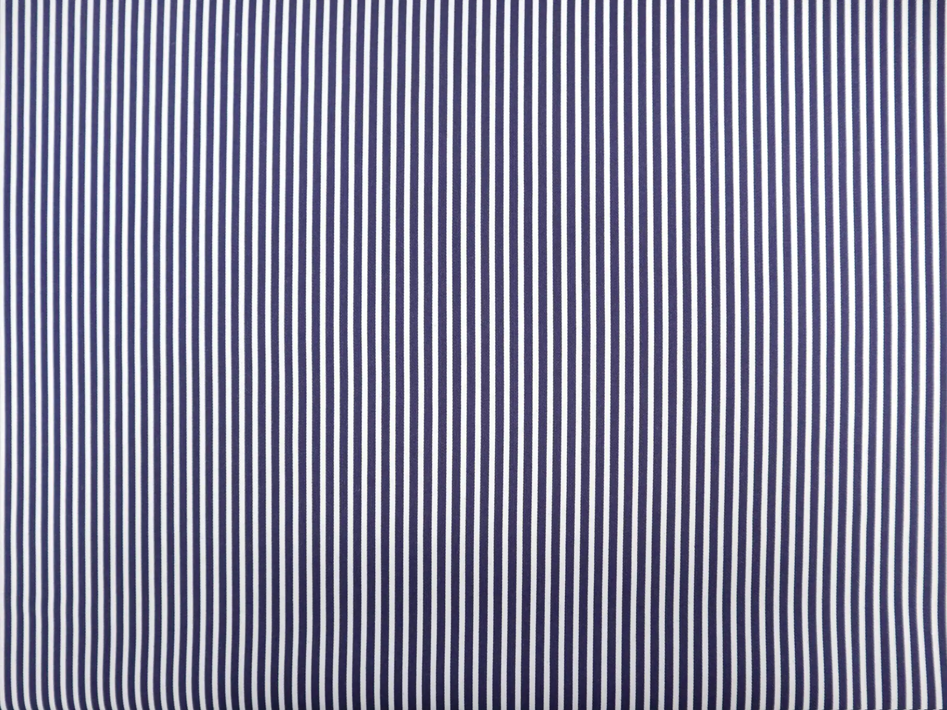 Stretch Cotton Sateen Stripe in Navy