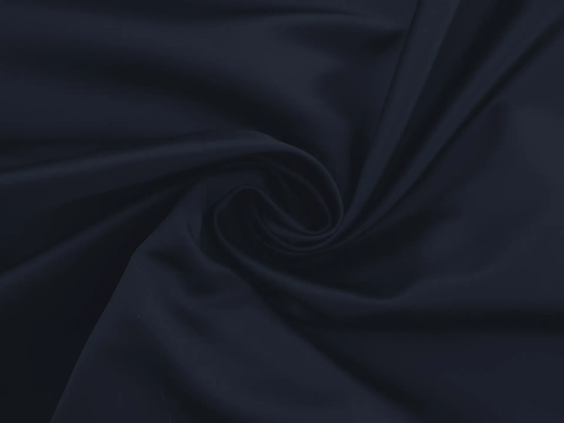 Italian Double Face Silk Satin in Midnight Navy