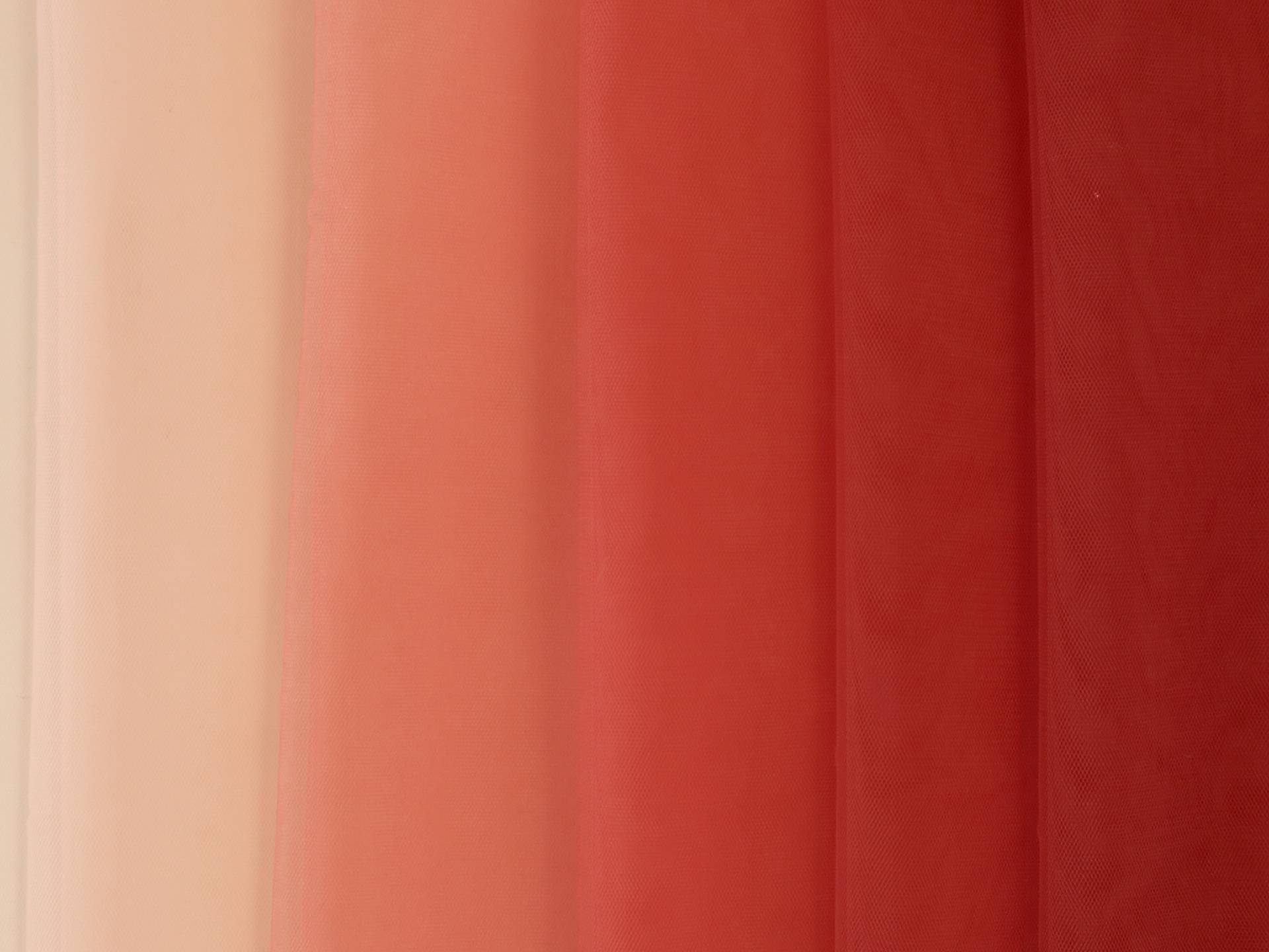 Ombré Nylon Tulle in Brick Red
