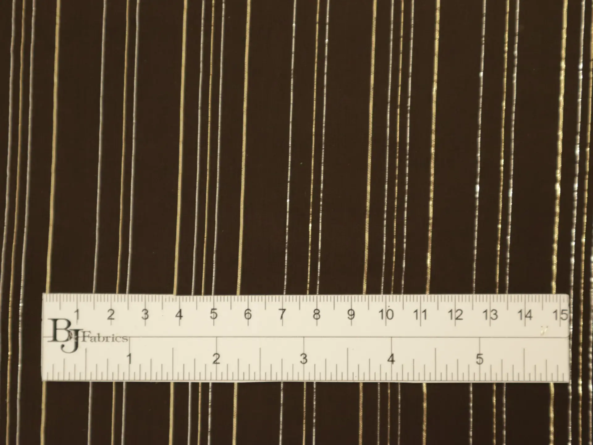 Silk Chiffon Lamé in Brown, Gold & Silver