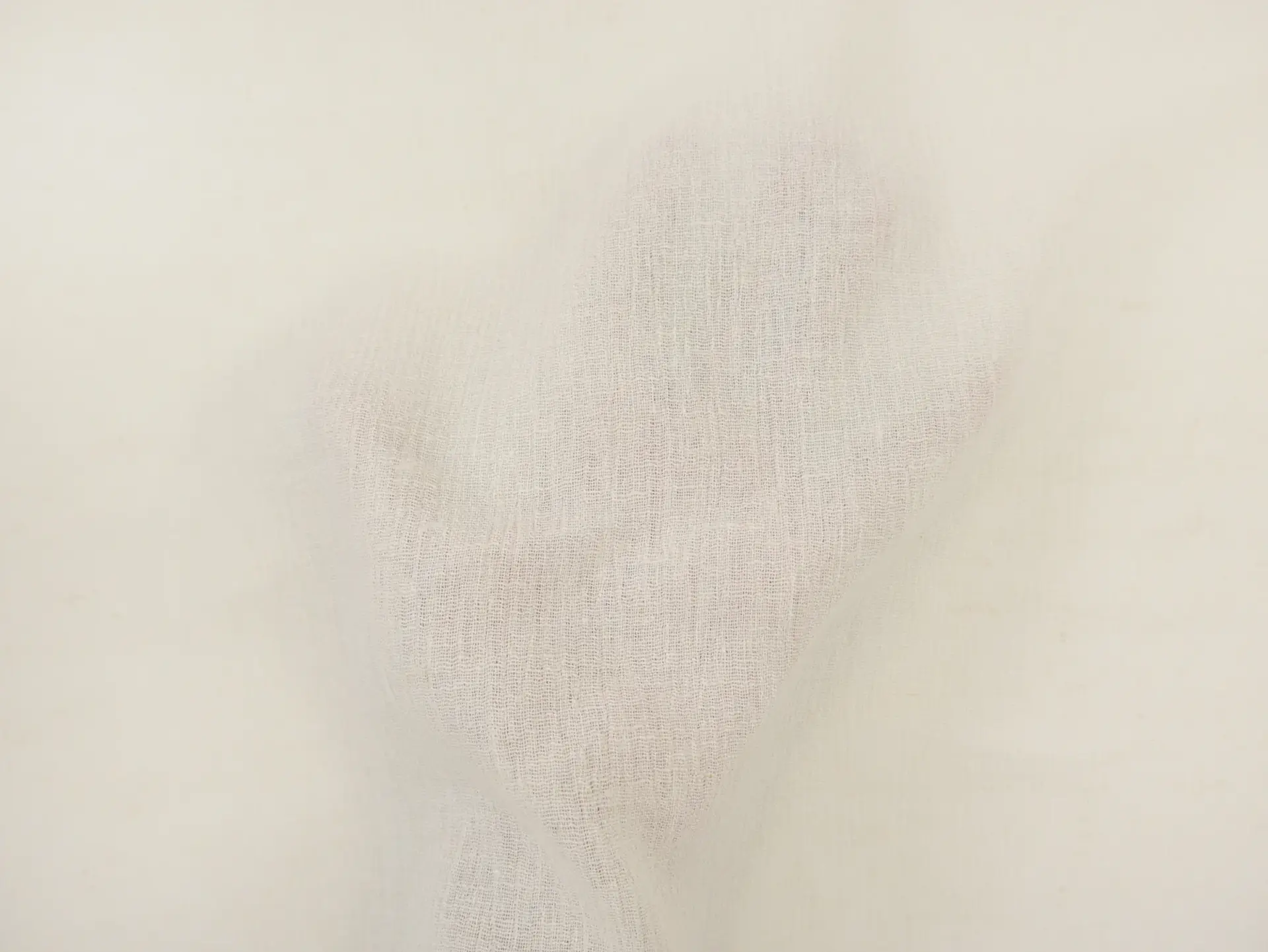 Linen & Rayon Crinkle Gauze in Ecru
