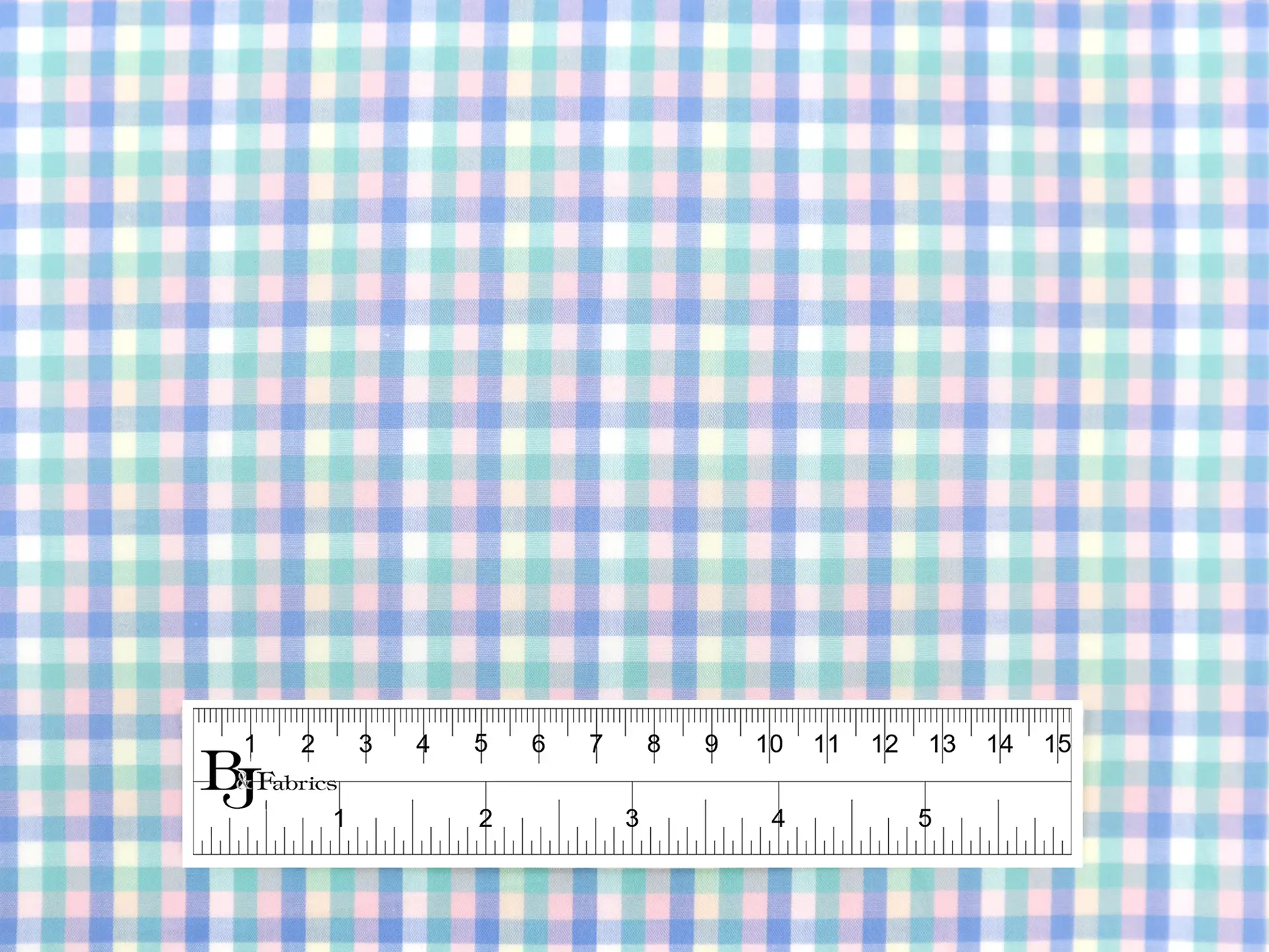 Cotton Gingham in Pastels 