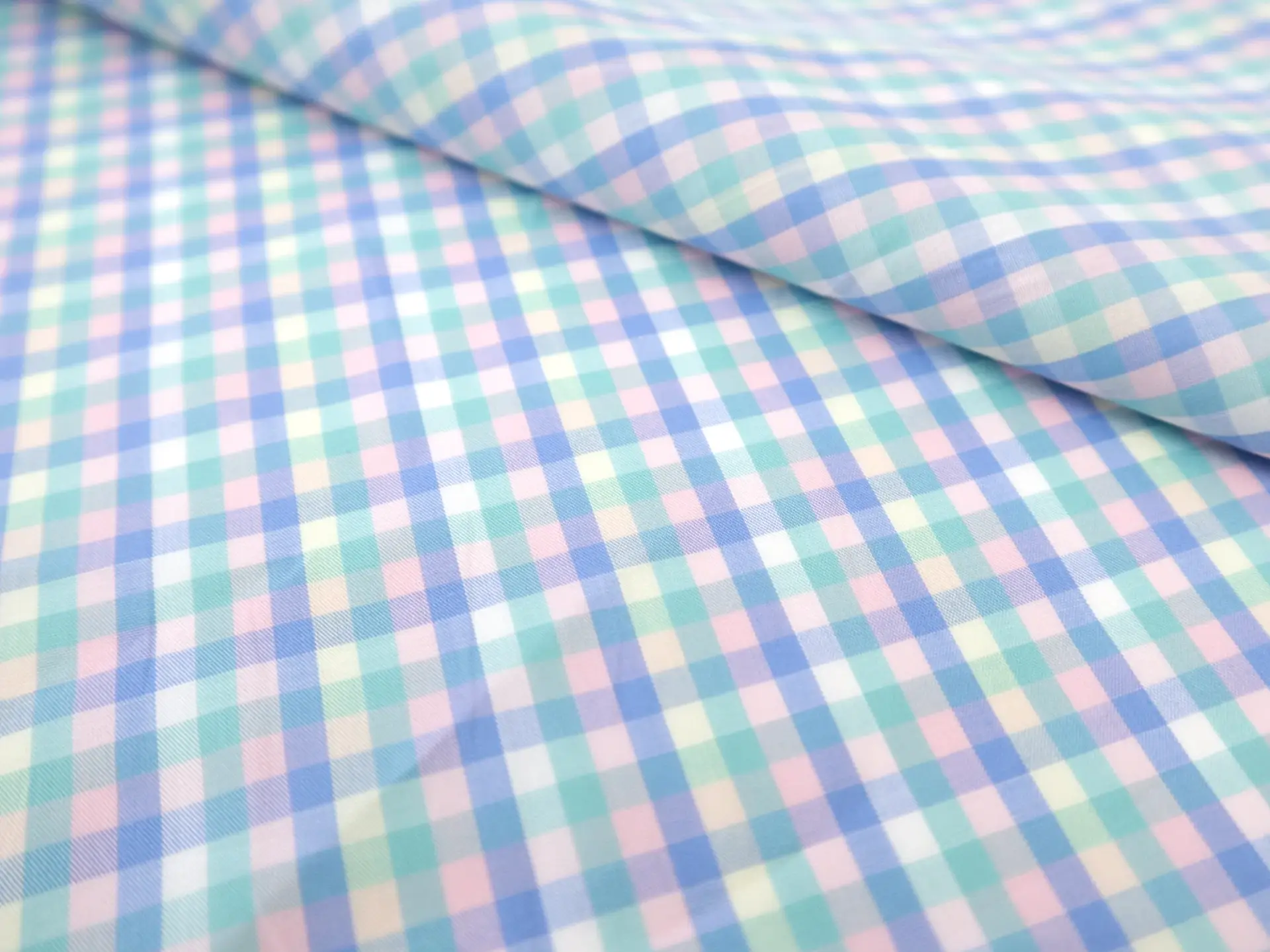 Cotton Gingham in Pastels 