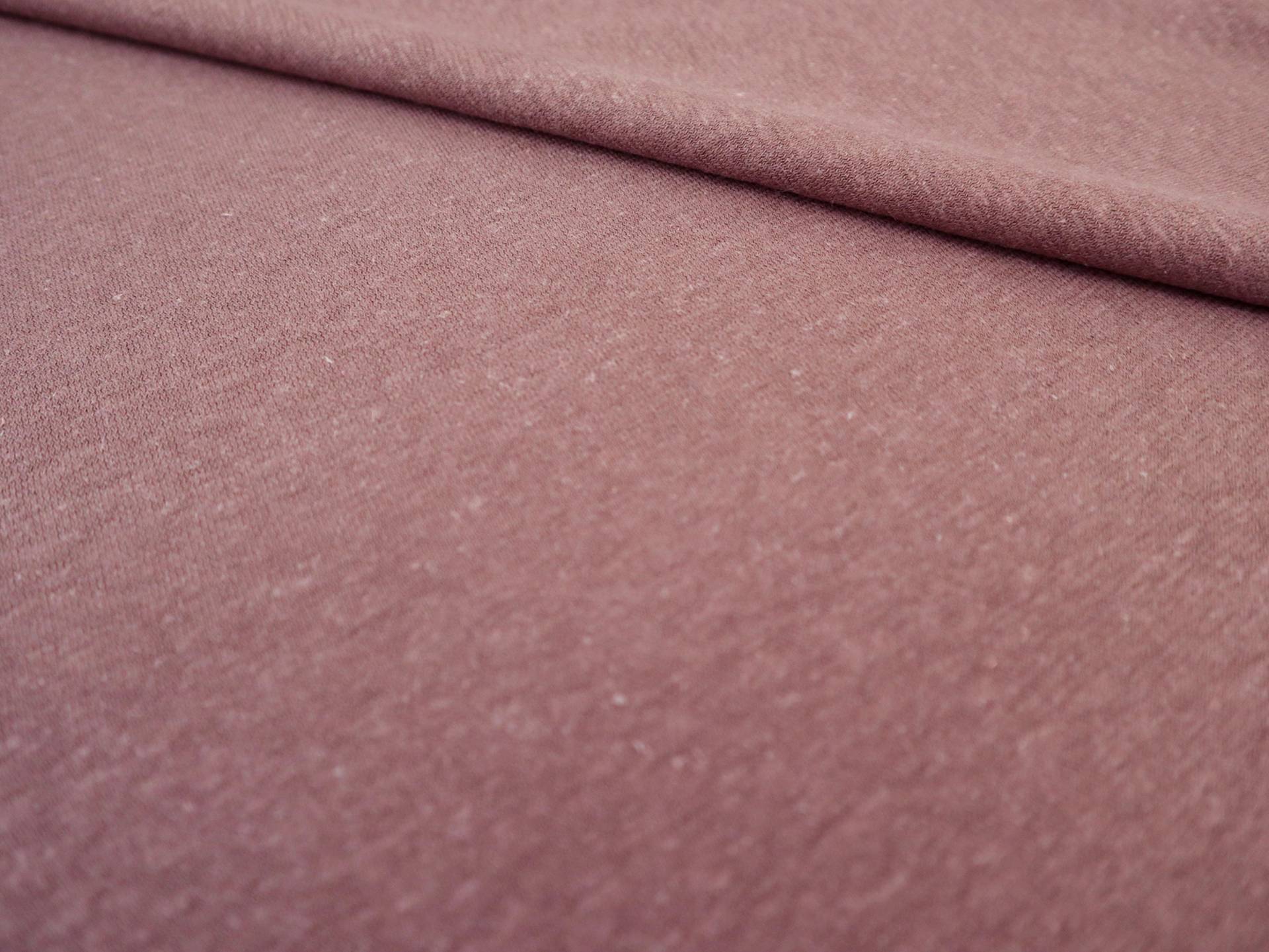 Organic Hemp & Cotton Jersey in Rose Brown