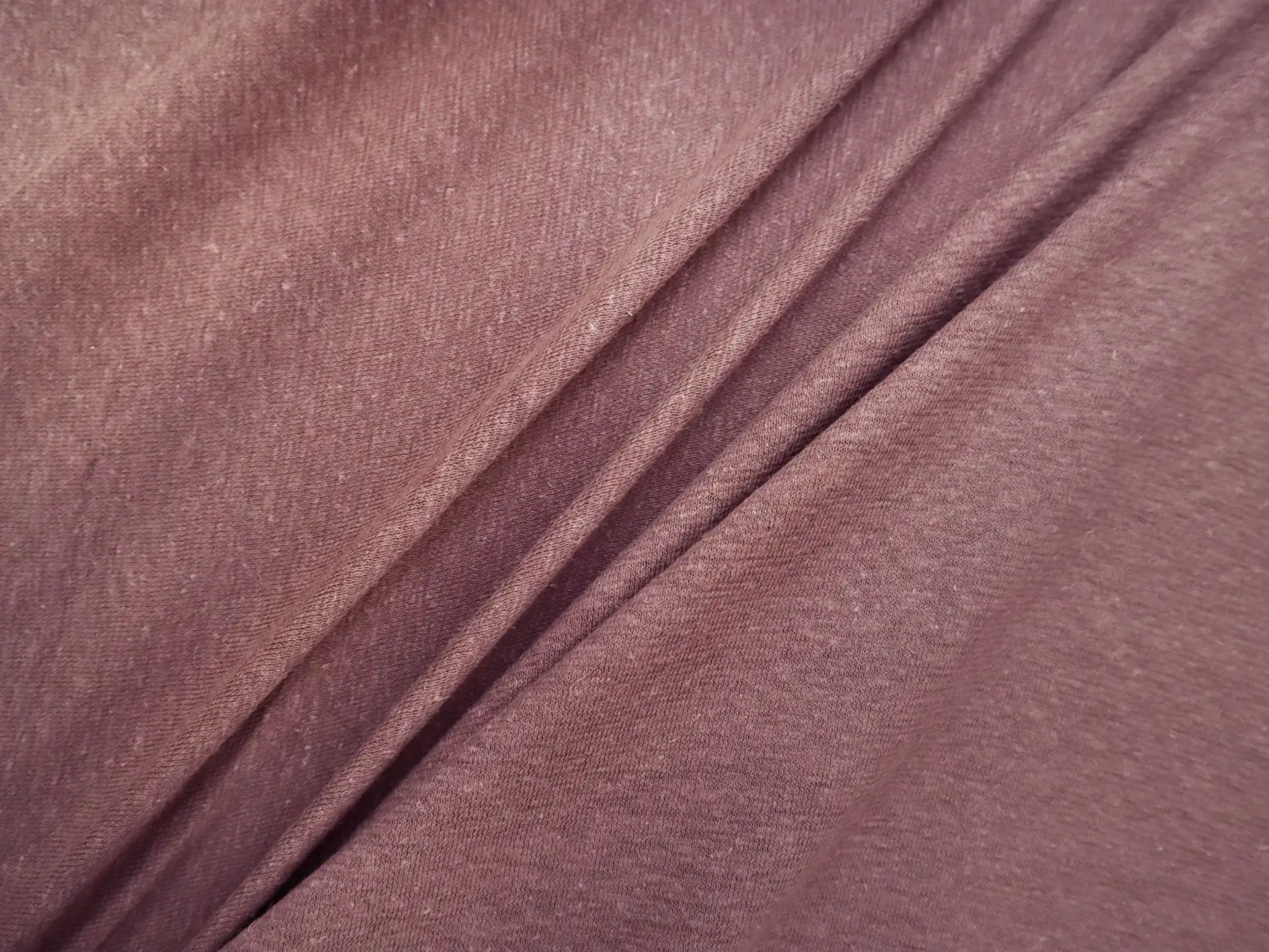 Organic Hemp & Cotton Jersey in Rose Brown