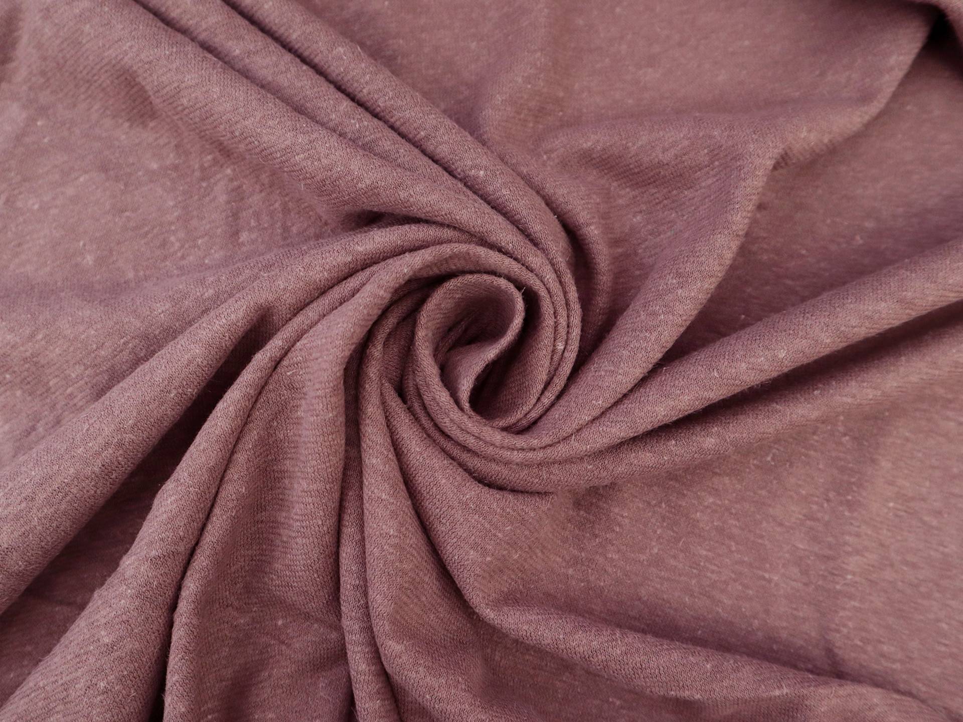 Organic Hemp & Cotton Jersey in Rose Brown
