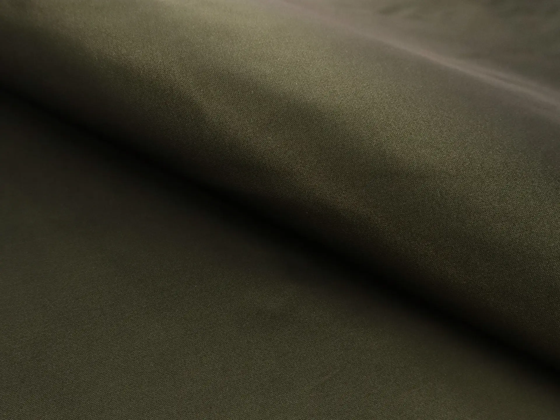 Iridescent Silk Peau d'Ange in Midnight Green