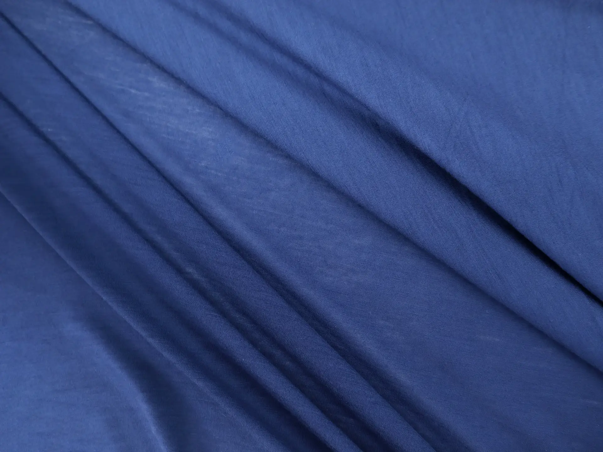Super Fine Merino Wool Jersey in Twilight Blue