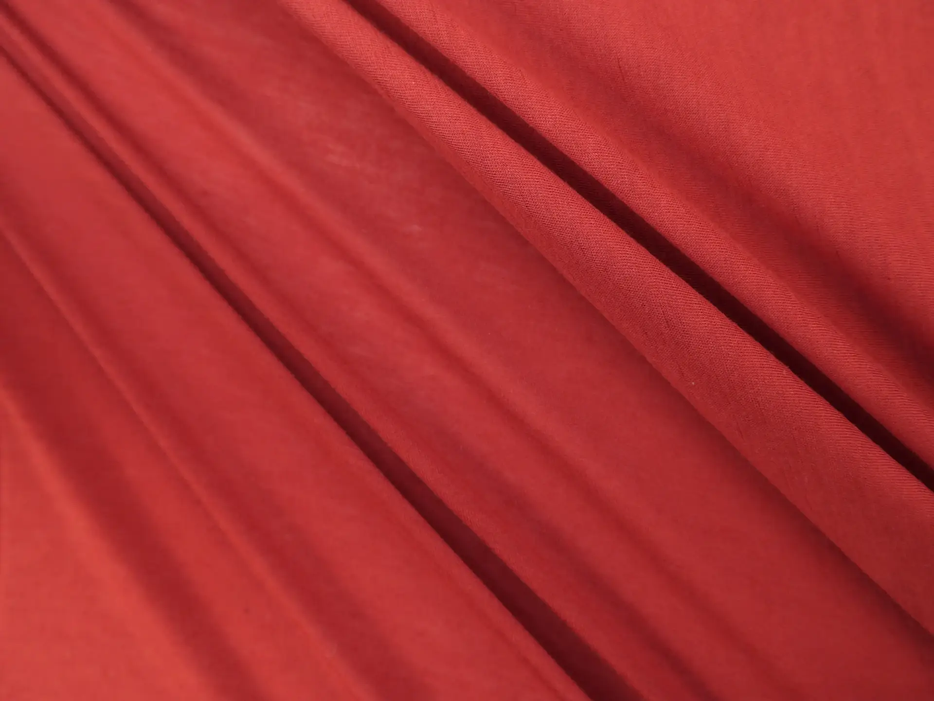Super Fine Merino Wool Jersey in Nova Red