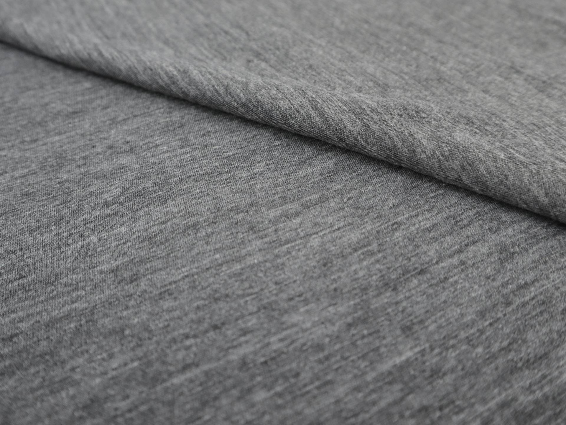 Super Fine Merino Wool Jersey in Charcoal