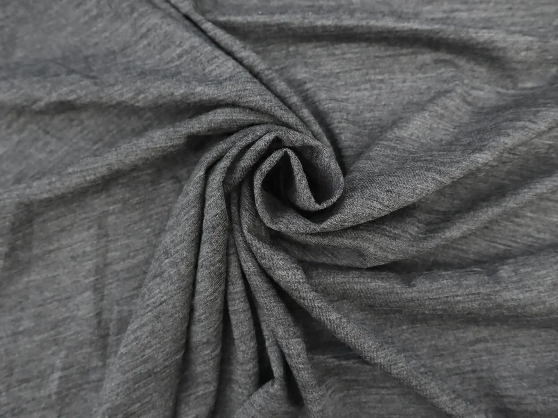 Super Fine Merino Wool Jersey in Charcoal