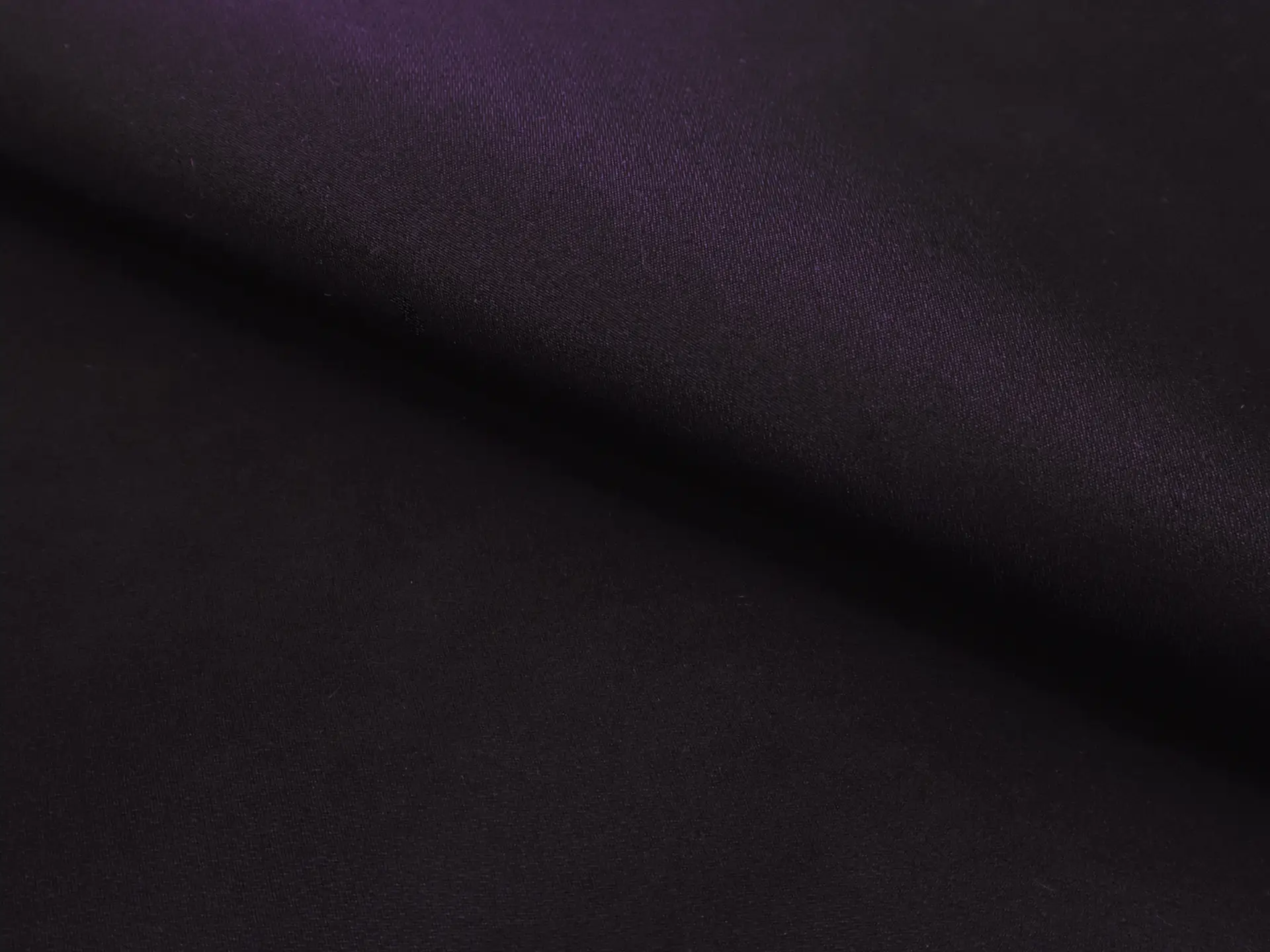 Iridescent Pure Silk Peau d'Ange in Black and Purple