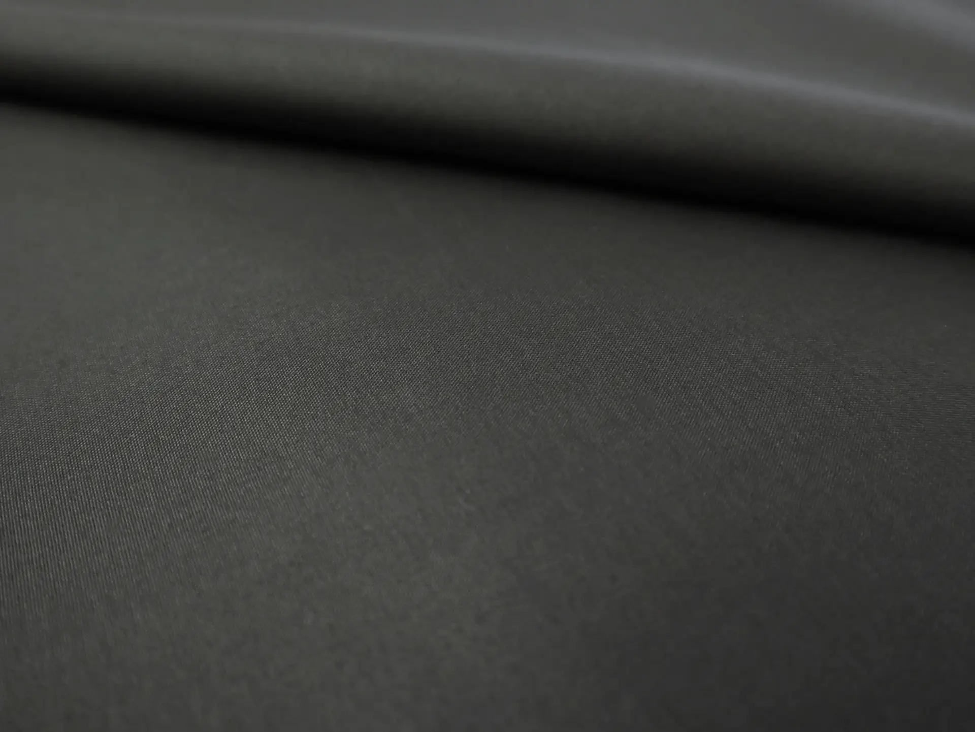 French Polyester Blackout Lining in Black
