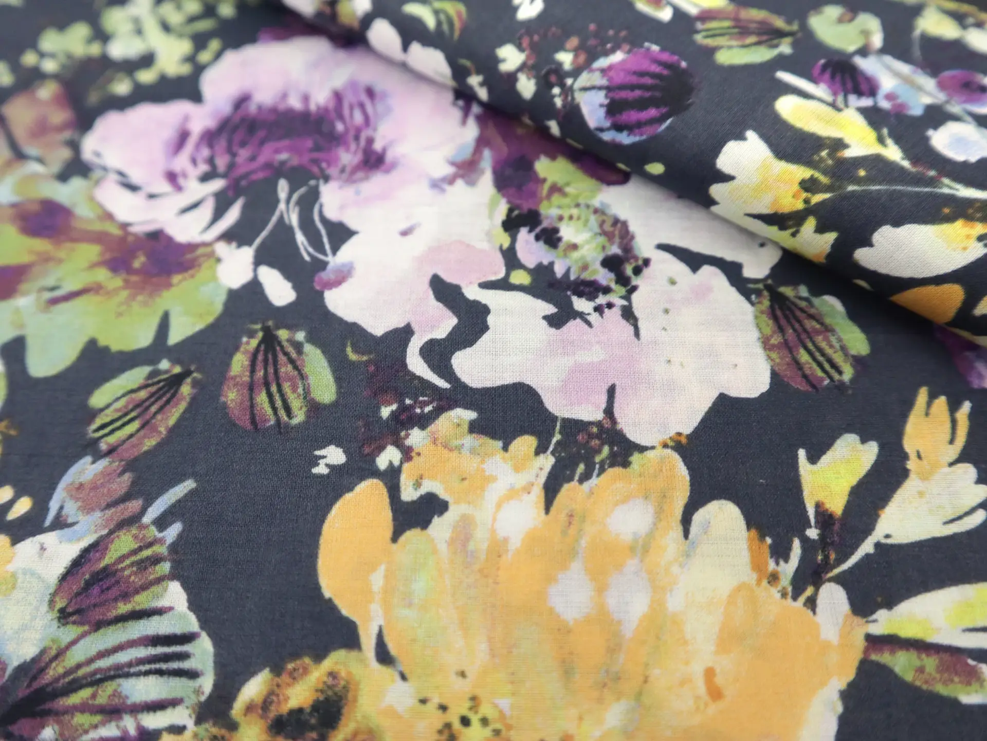 Cotton Lawn Abstract Floral Print