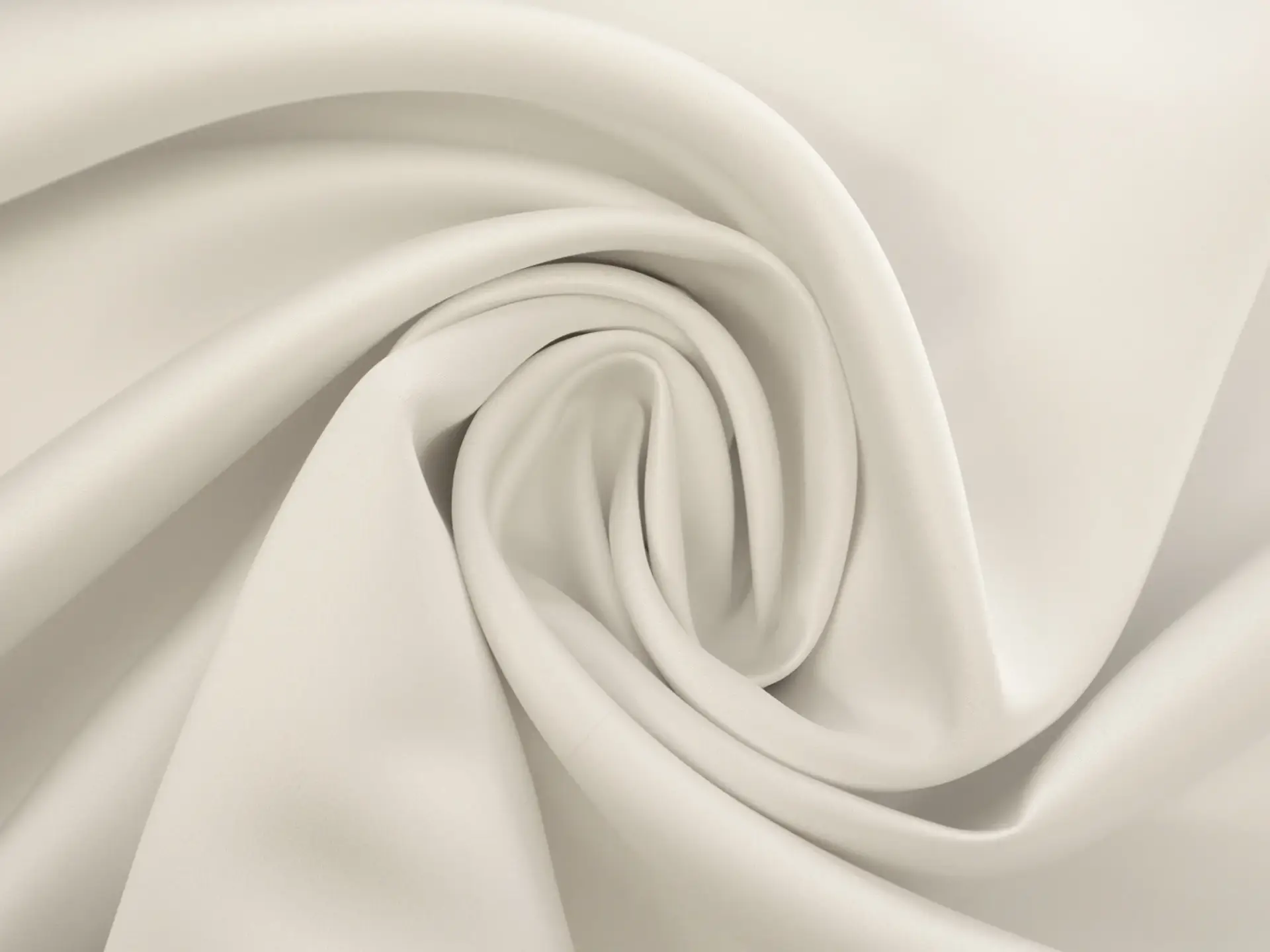 Polyester Double Face Twill Back Satin in White