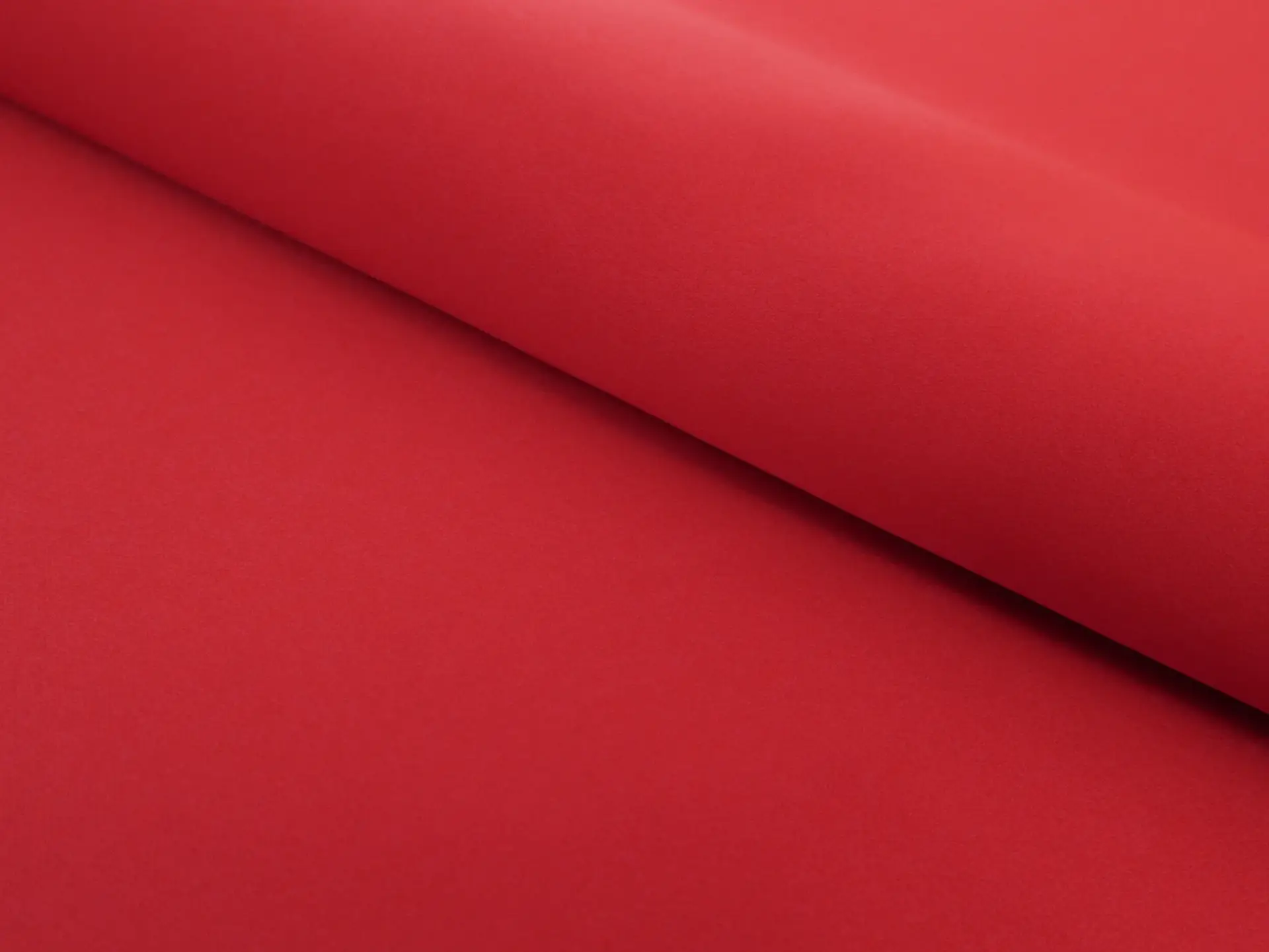 Polyester Double Face Twill Back Satin in Red