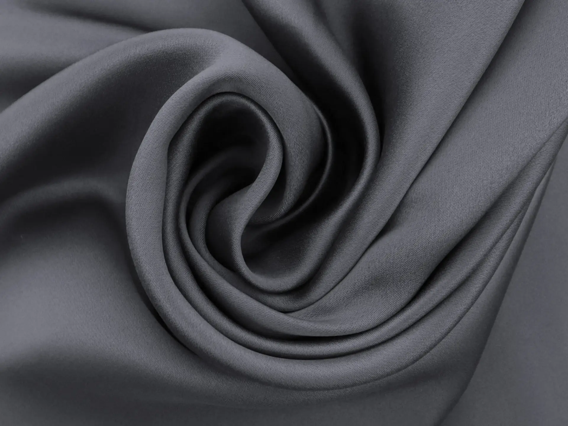 Polyester Double Face Twill Back Satin in Slate