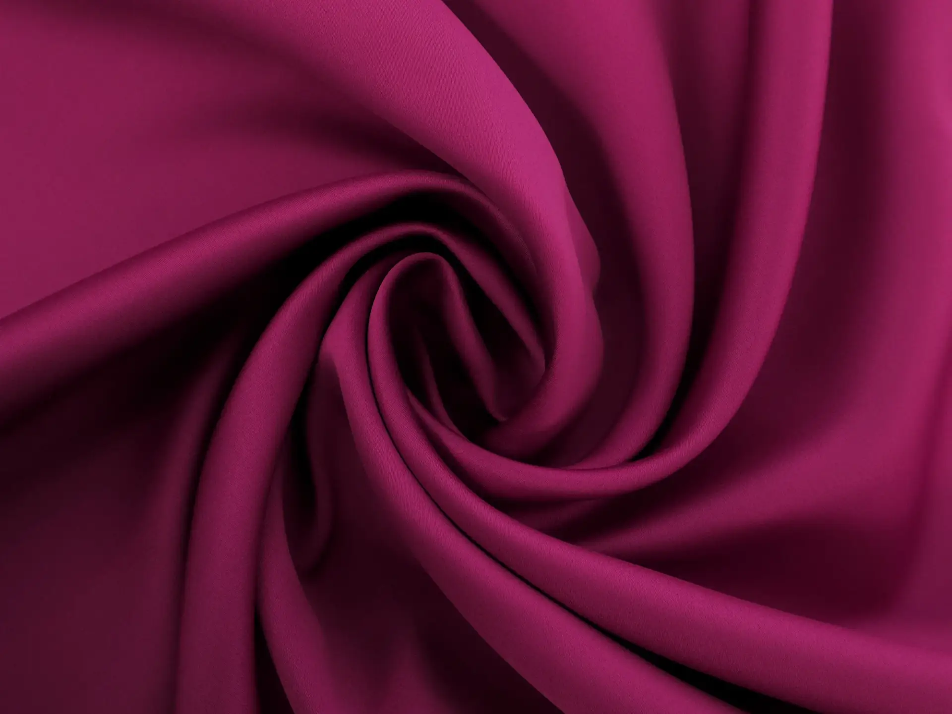 Polyester Double Face Twill Back Satin in Magenta