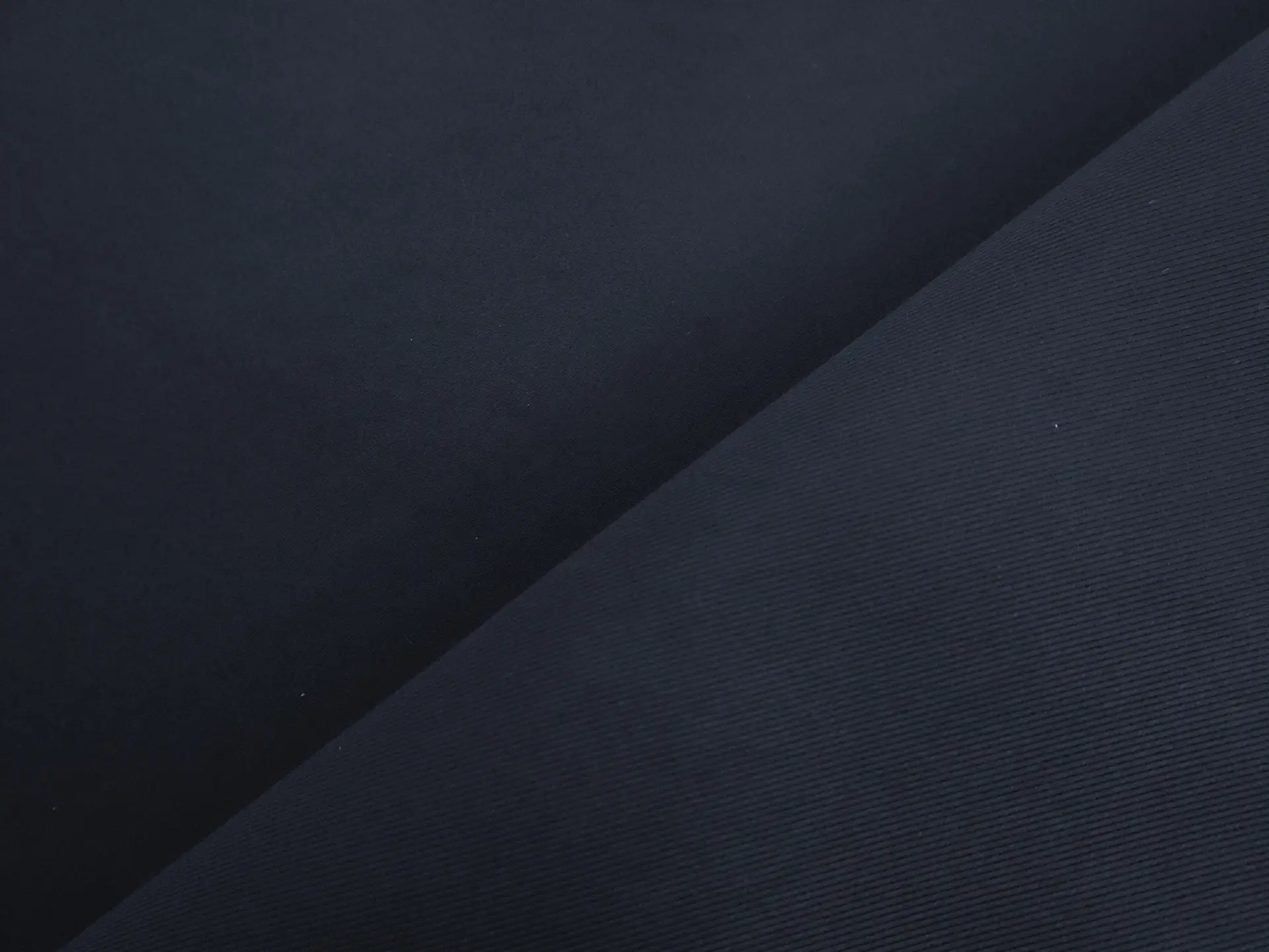 Polyester Double Face Twill Back Satin in Navy