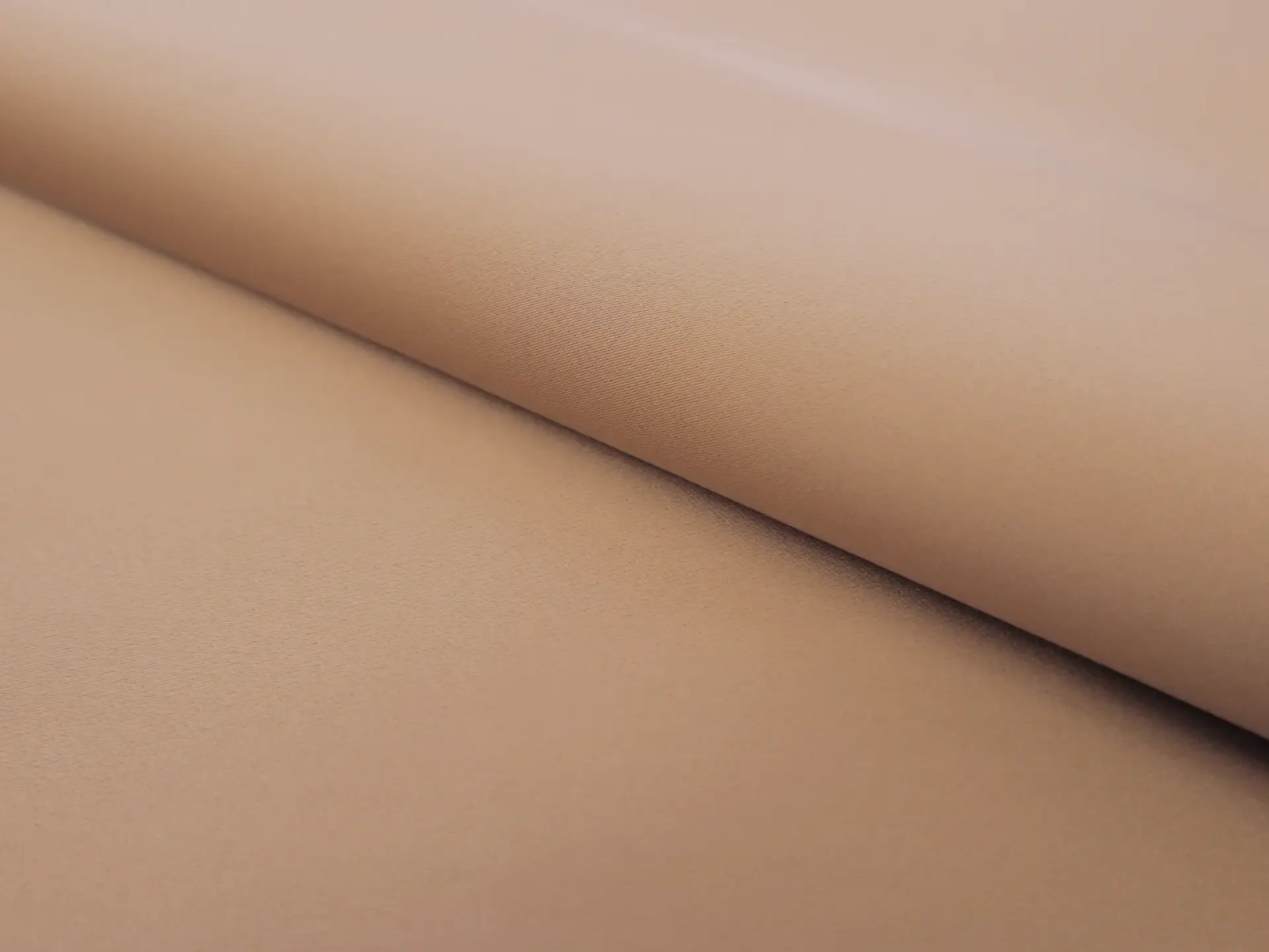Polyester Double Face Twill Back Satin in Chamoisee