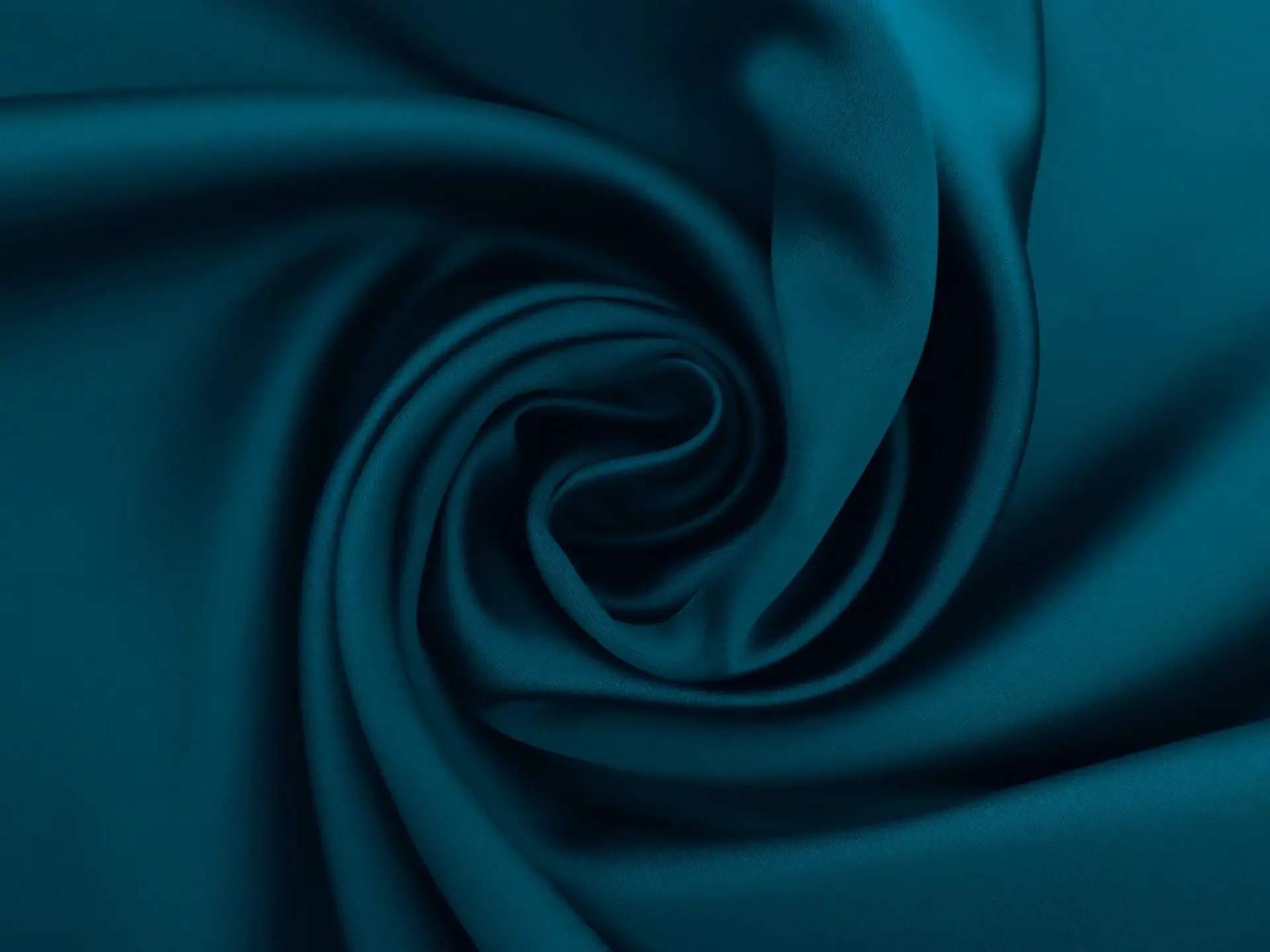 Polyester Double Face Twill Back Satin in Teal