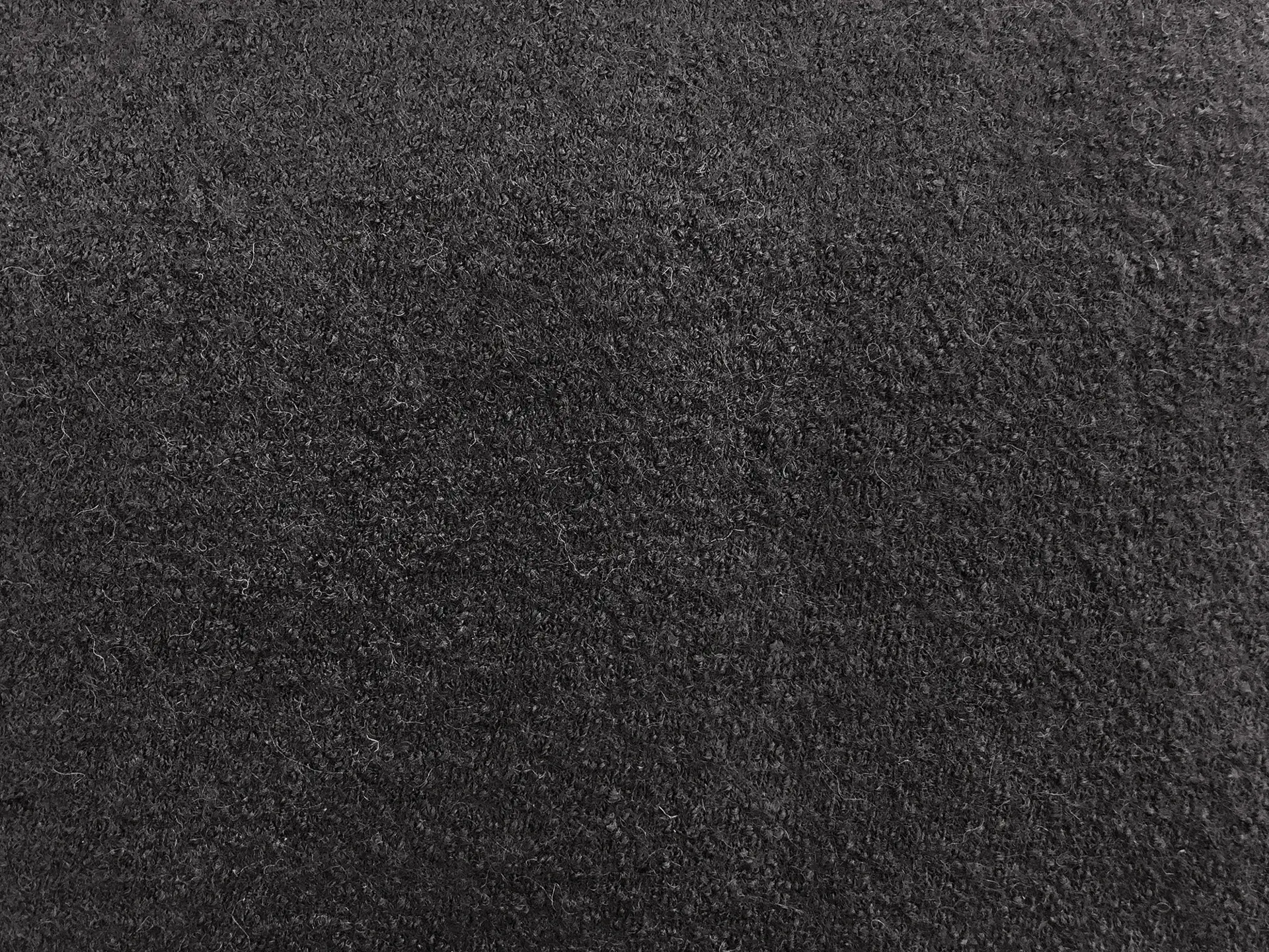 Boiled Wool Blend Knit in Dark Grey