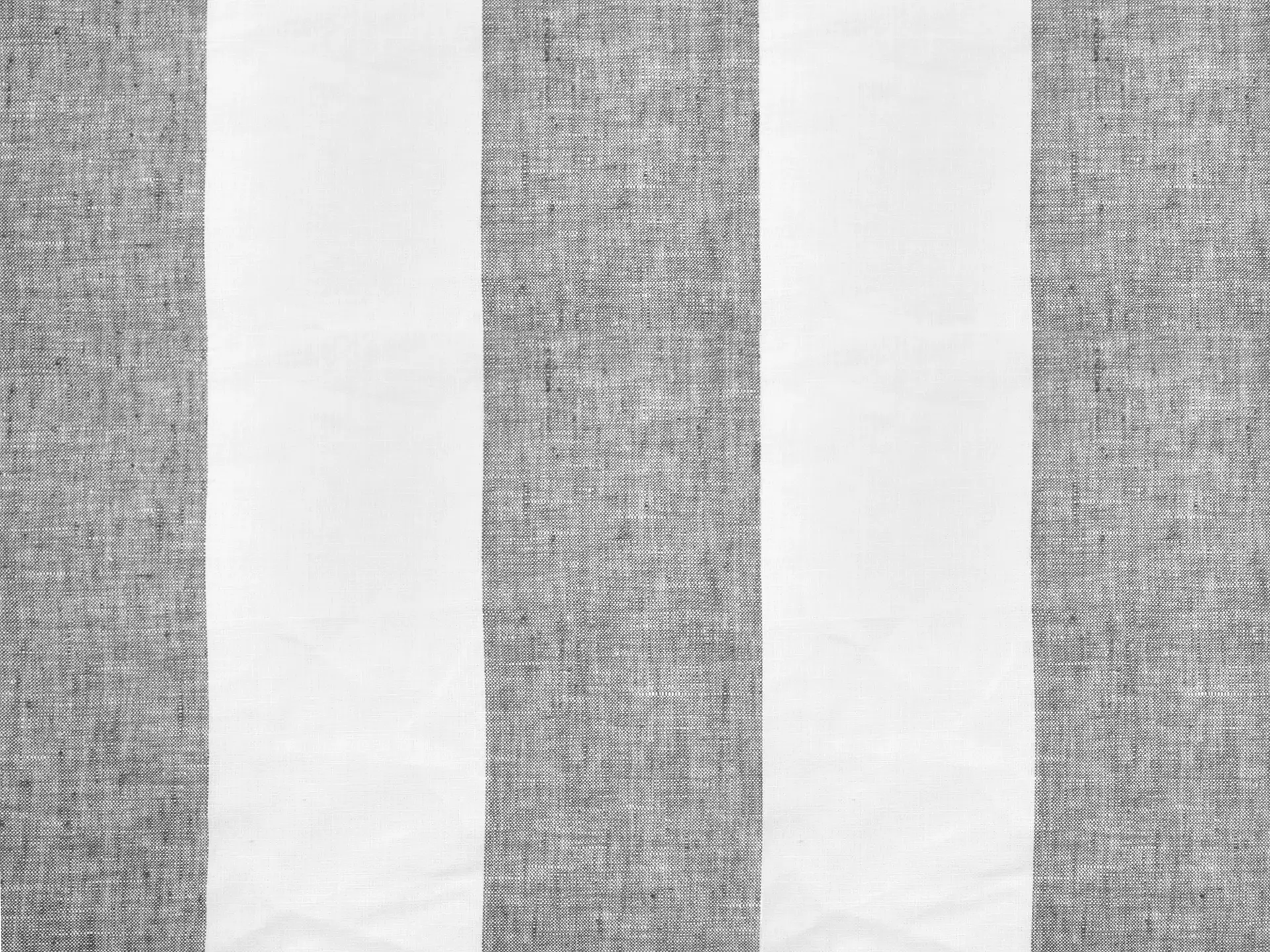 Linen Upholstery Stripe in Smoke Grey