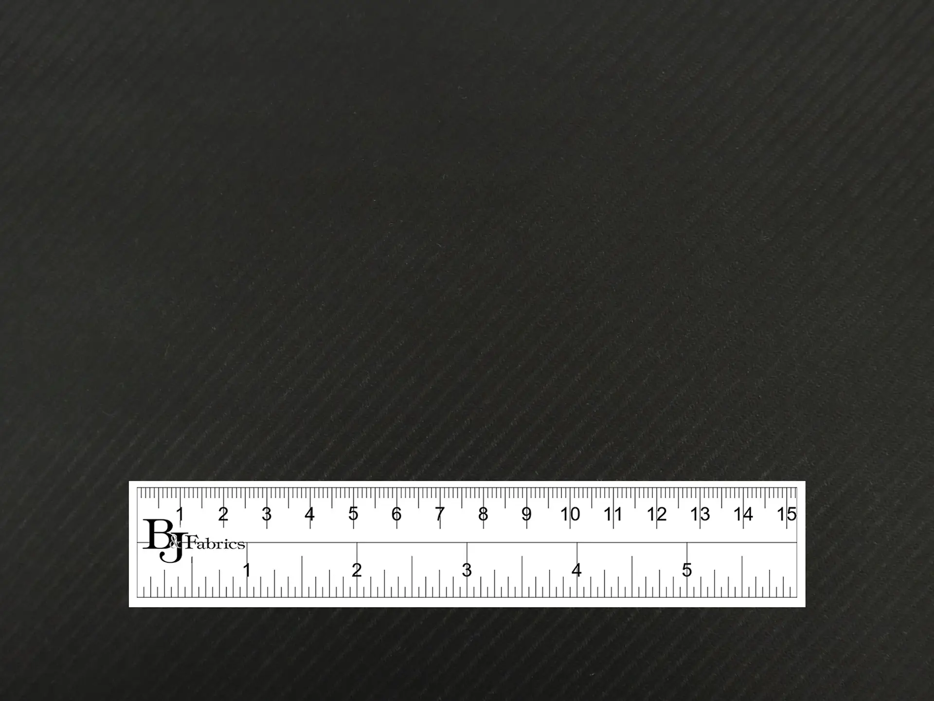 Italian Cashmere Twill Jacketing in Black