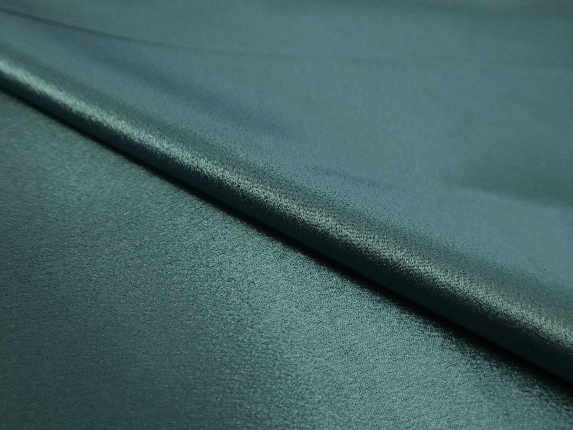 Polyester Crepe Back Satin in Deep Turquoise
