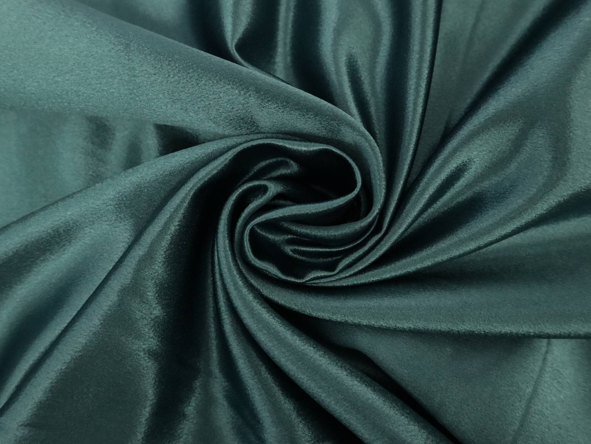 Polyester Crepe Back Satin in Deep Turquoise