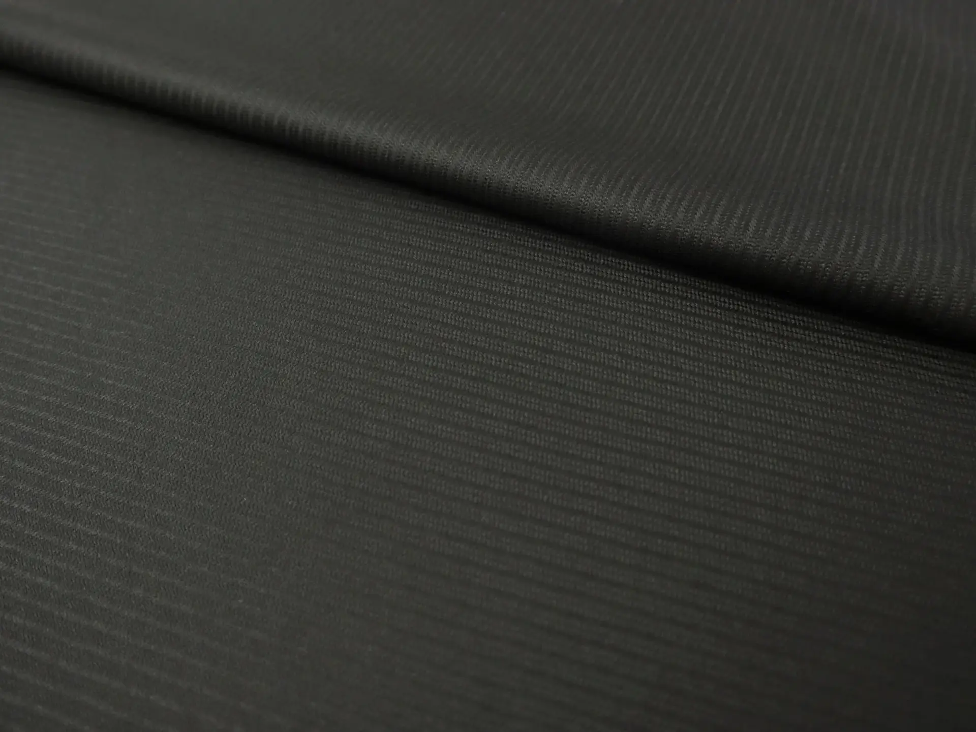 Italian Cashmere Twill Jacketing in Black