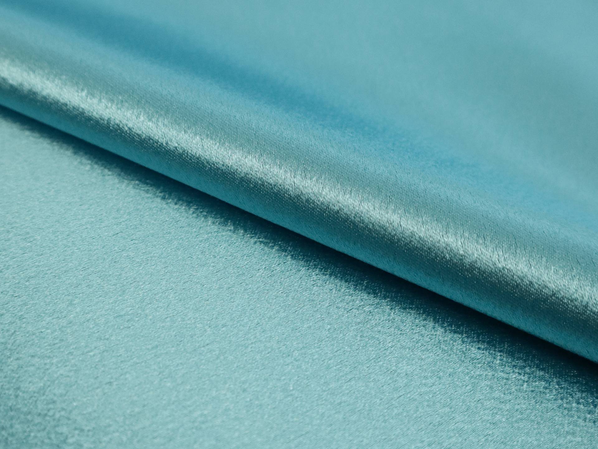 Polyester Crepe Back Satin in Turquoise
