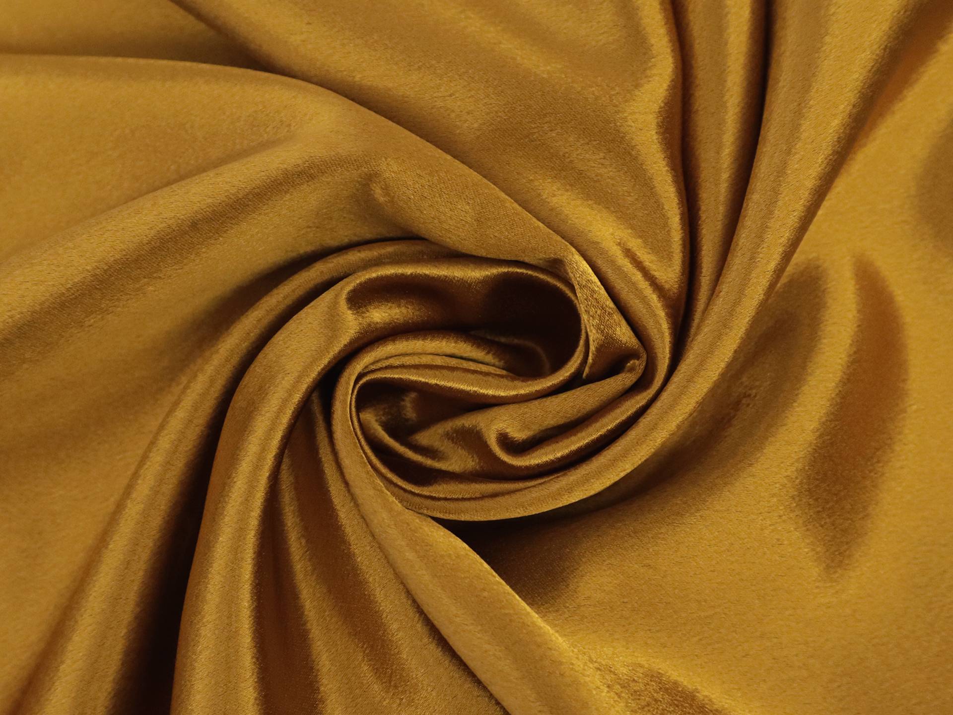 Polyester Crepe Back Satin in Antique Gold