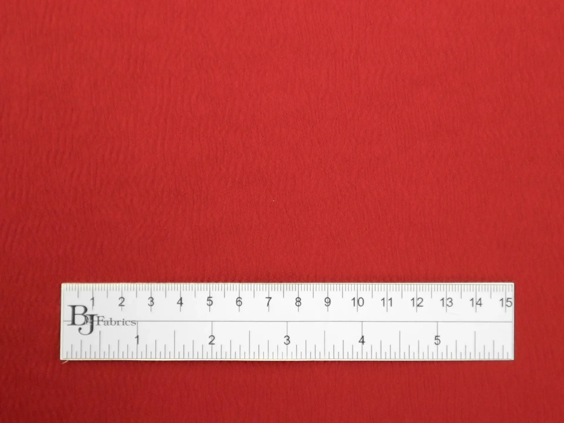Double Face Triacetate Polyester Blend Ripple Satin in Red