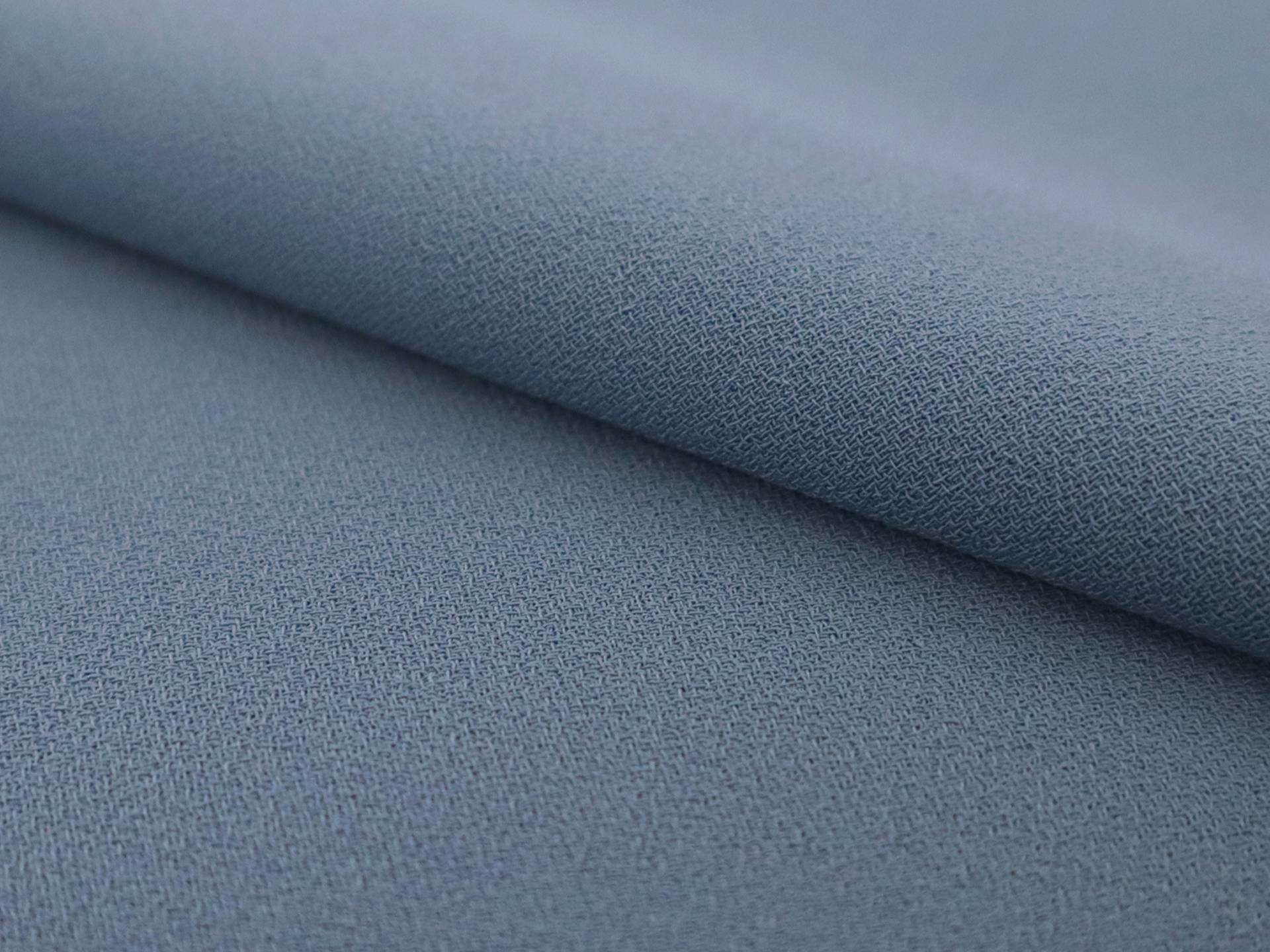 Polyester Crepe in Powder Blue